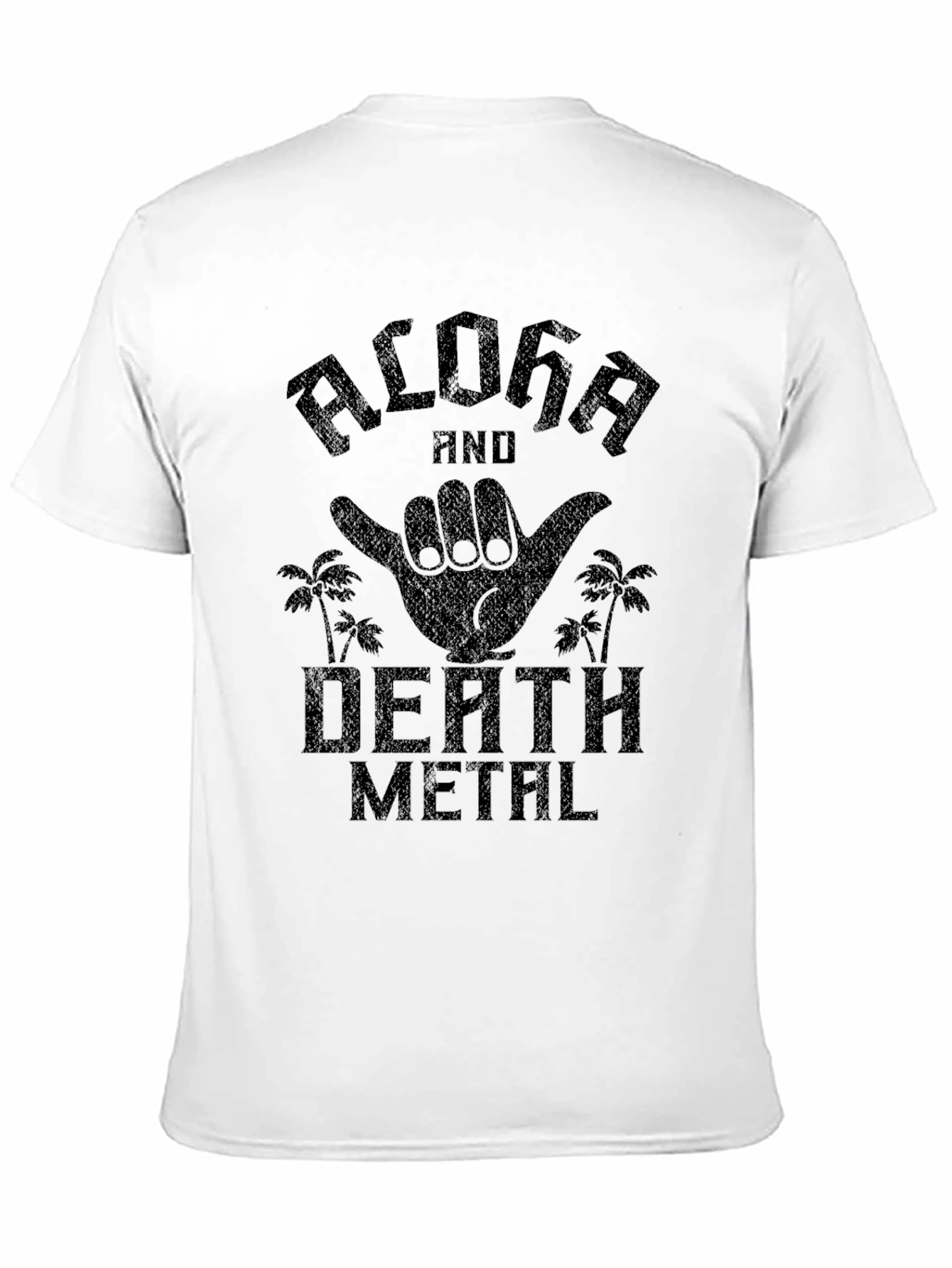 Aloha Death Metal Graphic T-Shirt