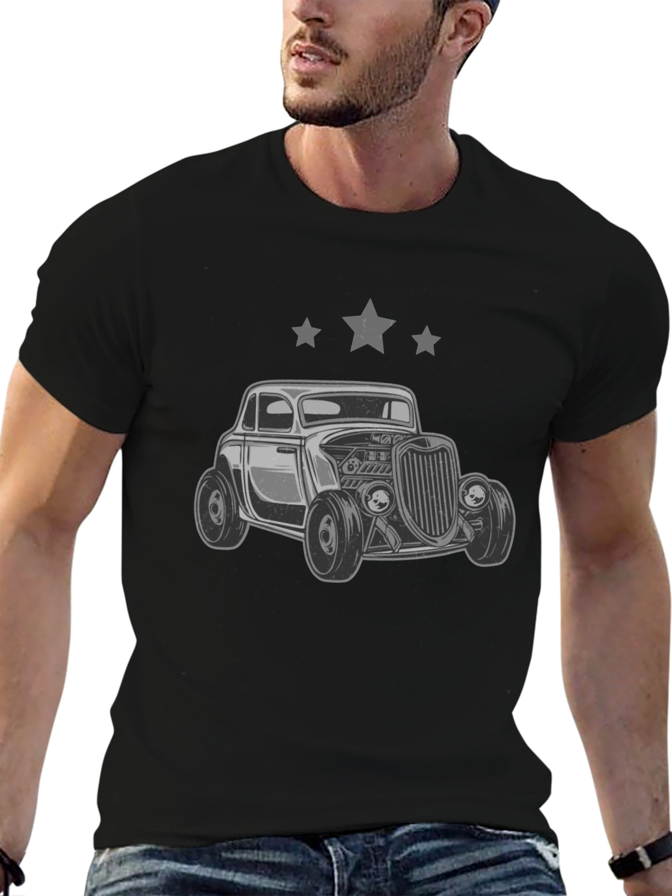 Retro Car Graphic T-Shirt