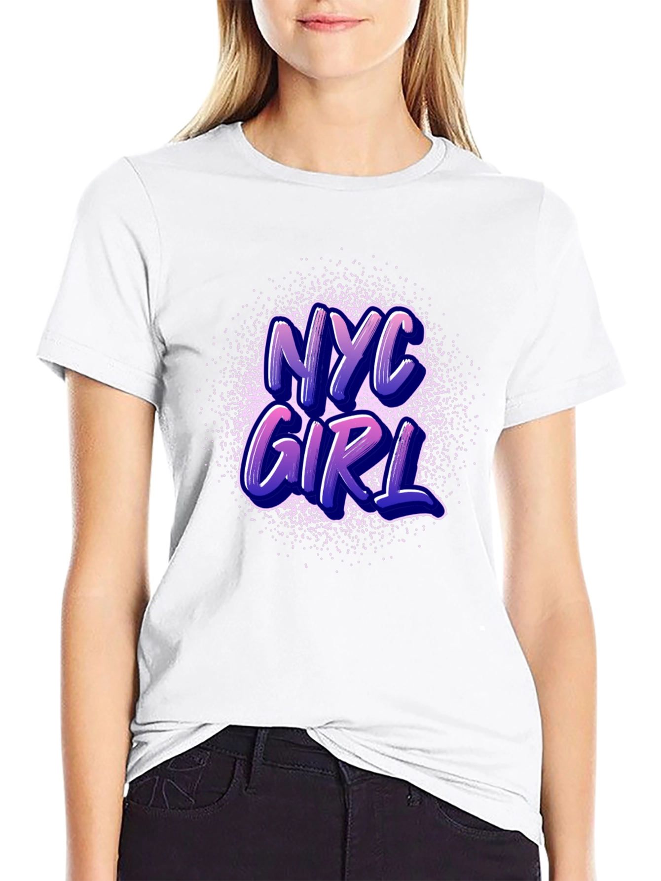 NYC Girl Graphic Tee - Stylish City Vibes