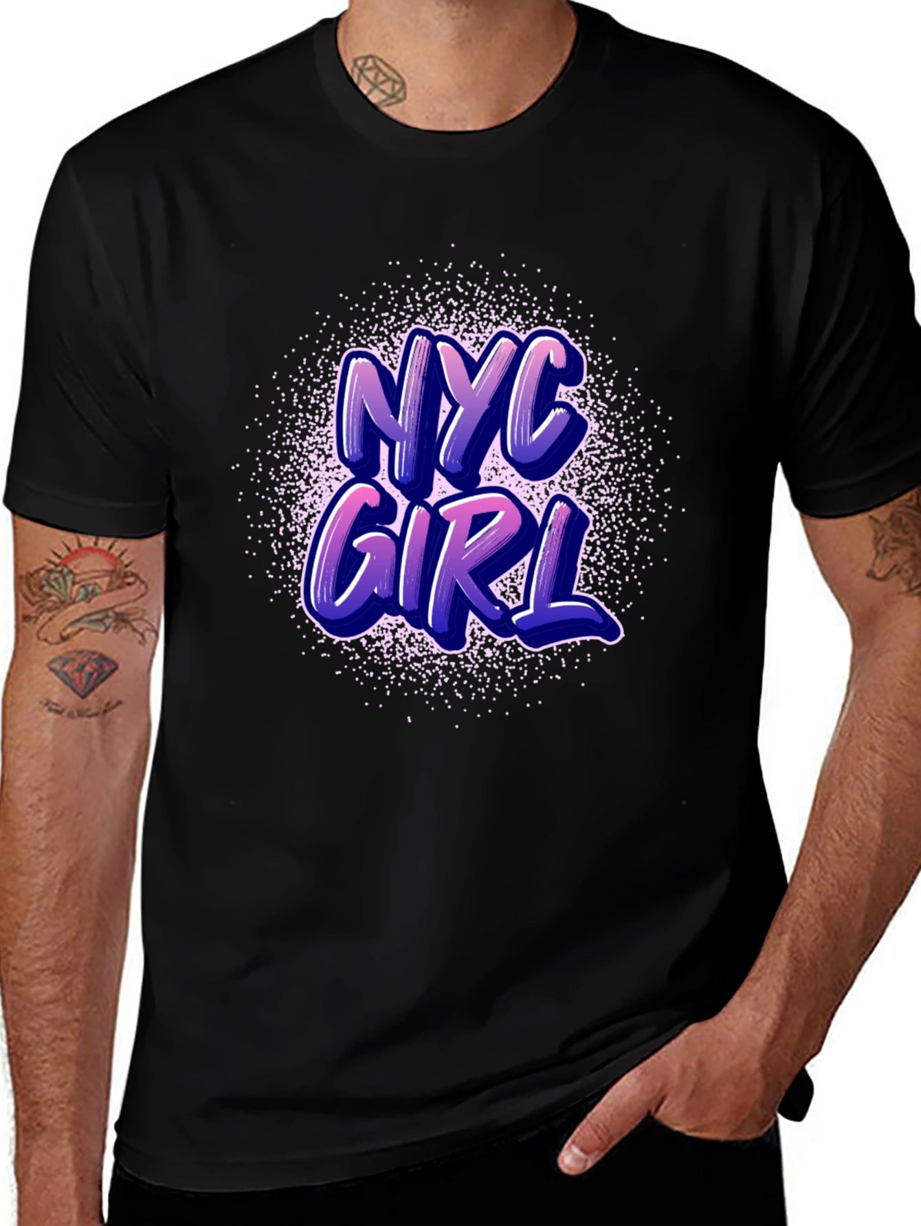 NYC Girl Graphic Tee - Stylish City Vibes