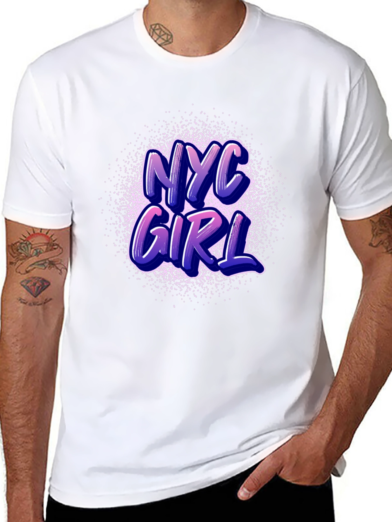 NYC Girl Graphic Tee - Stylish City Vibes