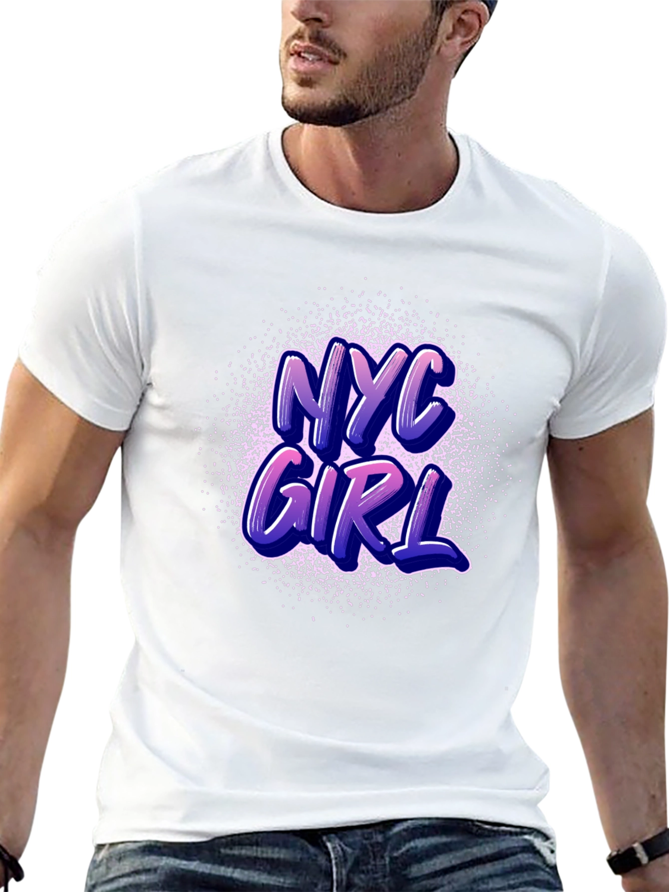 NYC Girl Graphic Tee - Stylish City Vibes