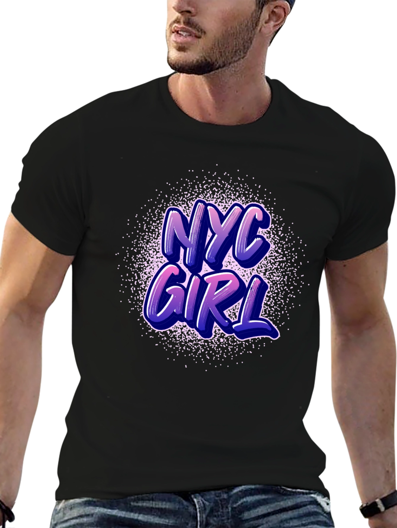 NYC Girl Graphic Tee - Stylish City Vibes