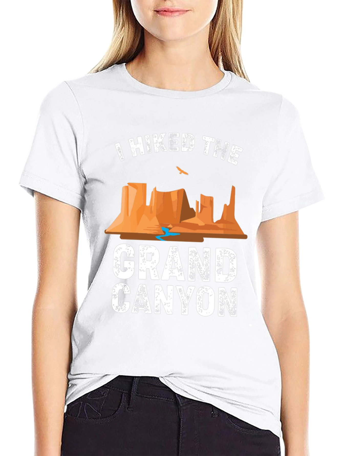 Grand Canyon Hiker Graphic Tee - Black