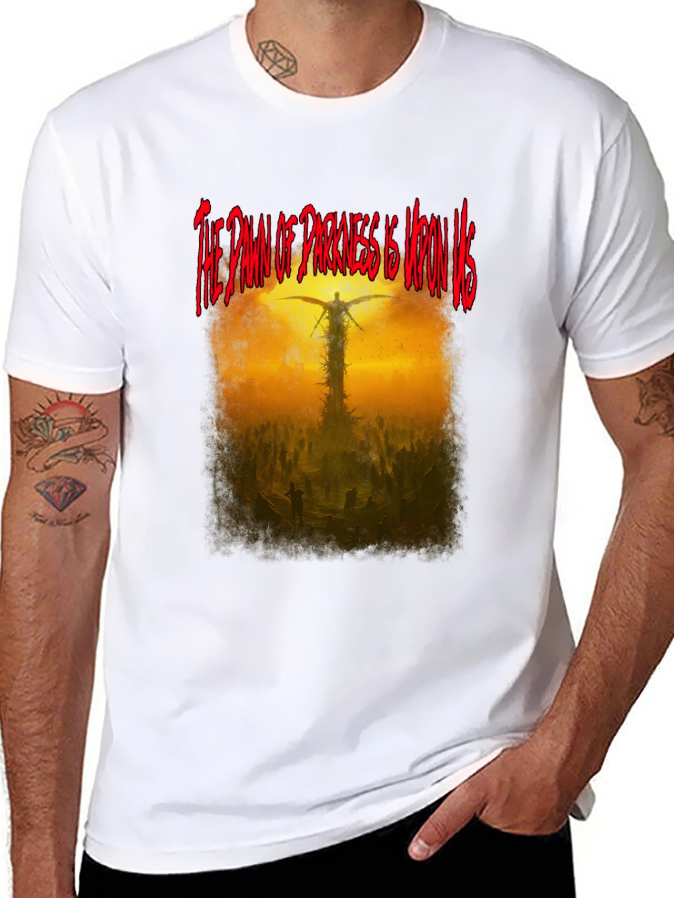 Dawn of Darkness Graphic Tee - Black