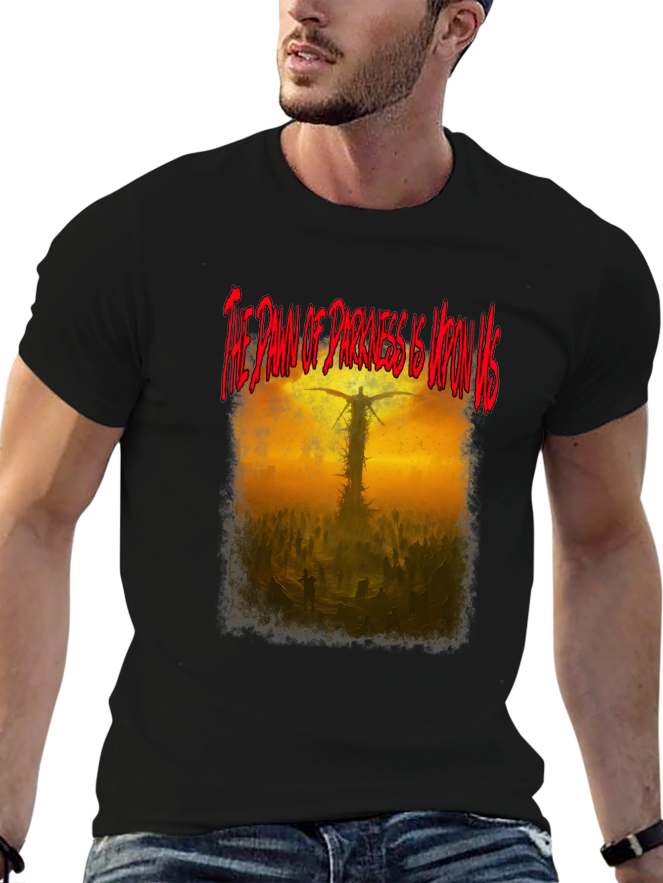 Dawn of Darkness Graphic Tee - Black