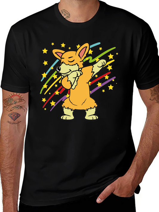 Dabbing Corgi T-Shirt - Funny Dog Tee
