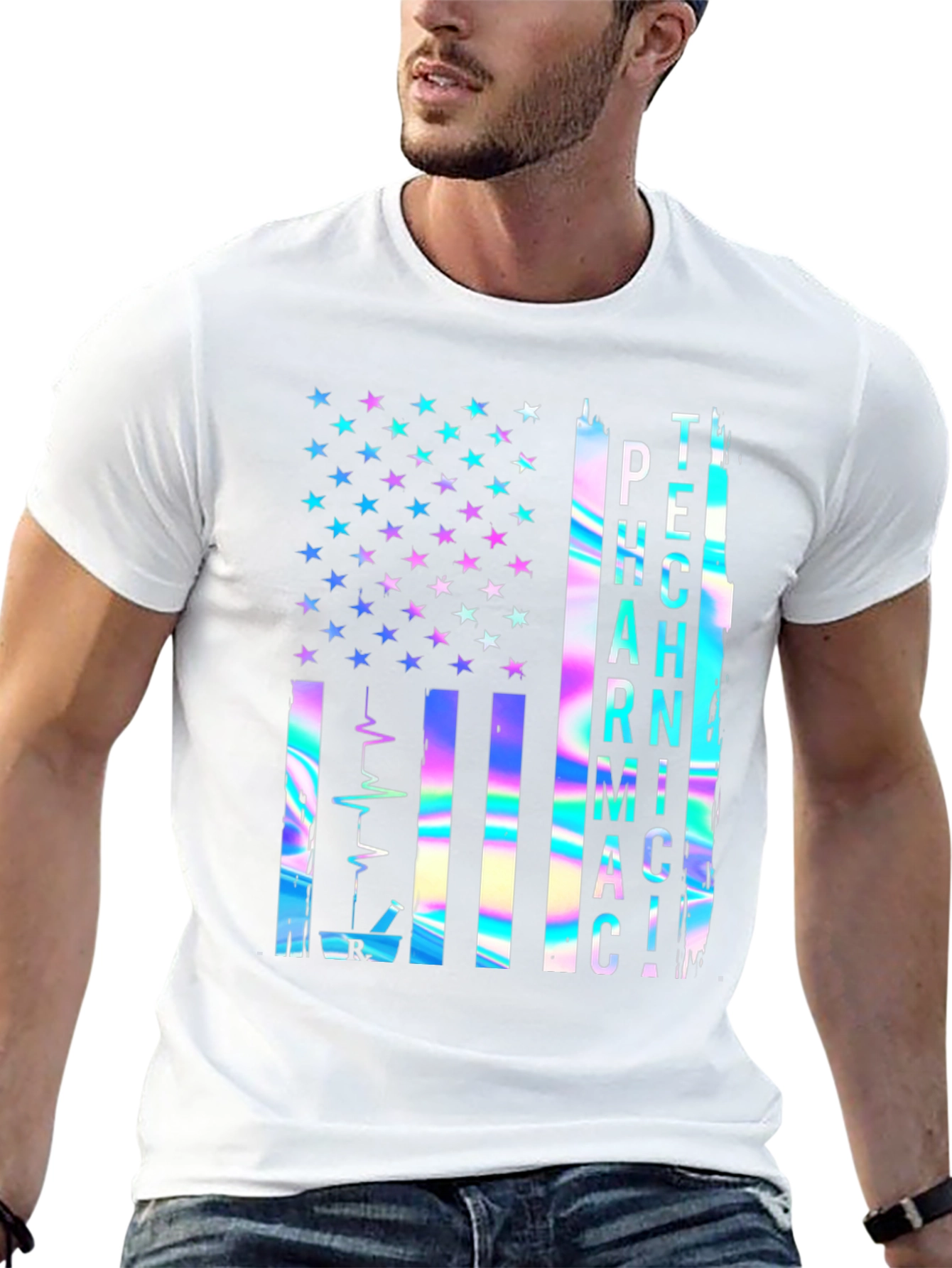 Pharmacy Technician Flag T-Shirt
