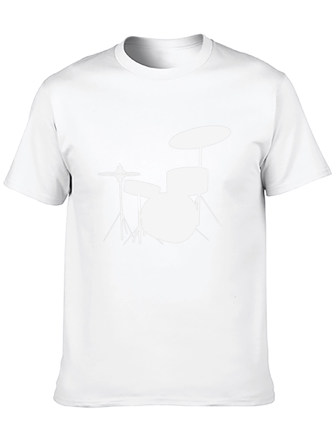 Drum Kit T-Shirt - Black Music Tee