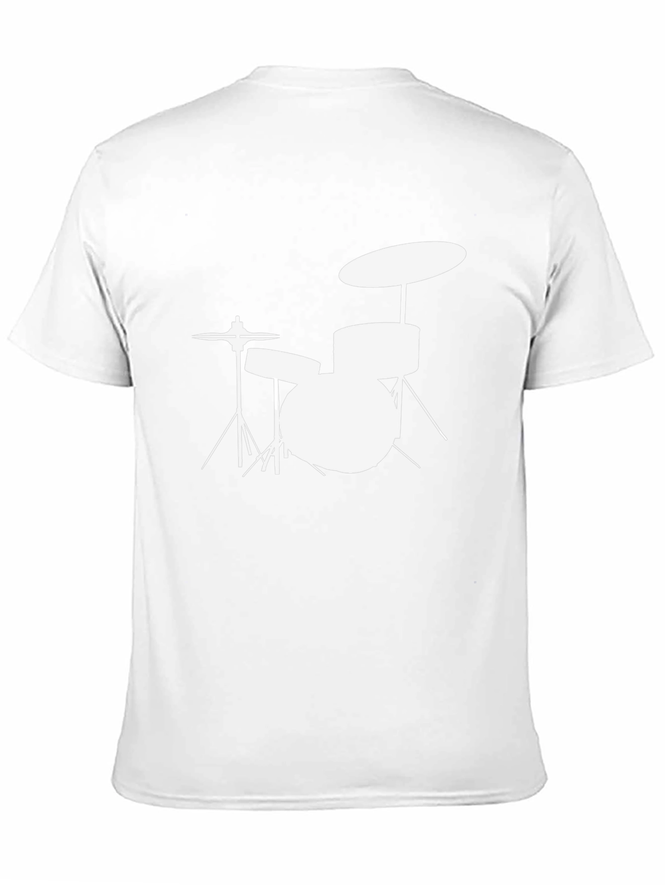 Drum Kit T-Shirt - Black Music Tee