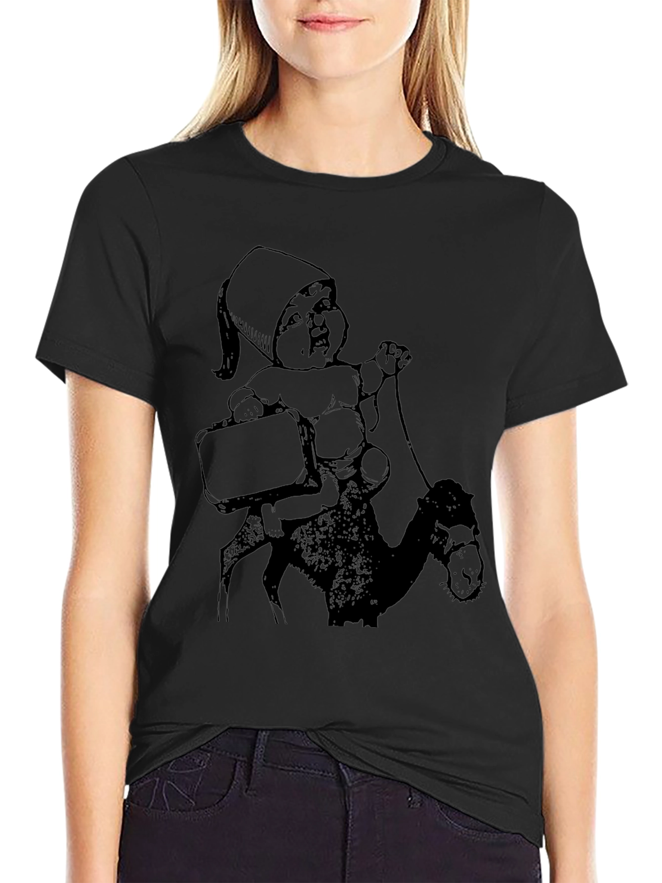 Novelty Baby on Camel T-Shirt