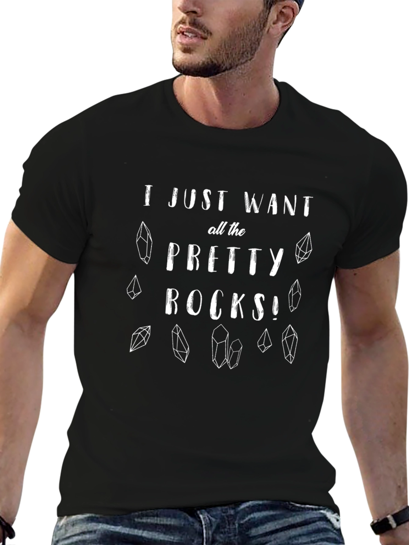 Pretty Rocks Graphic Tee - Mineral Collector Shirt