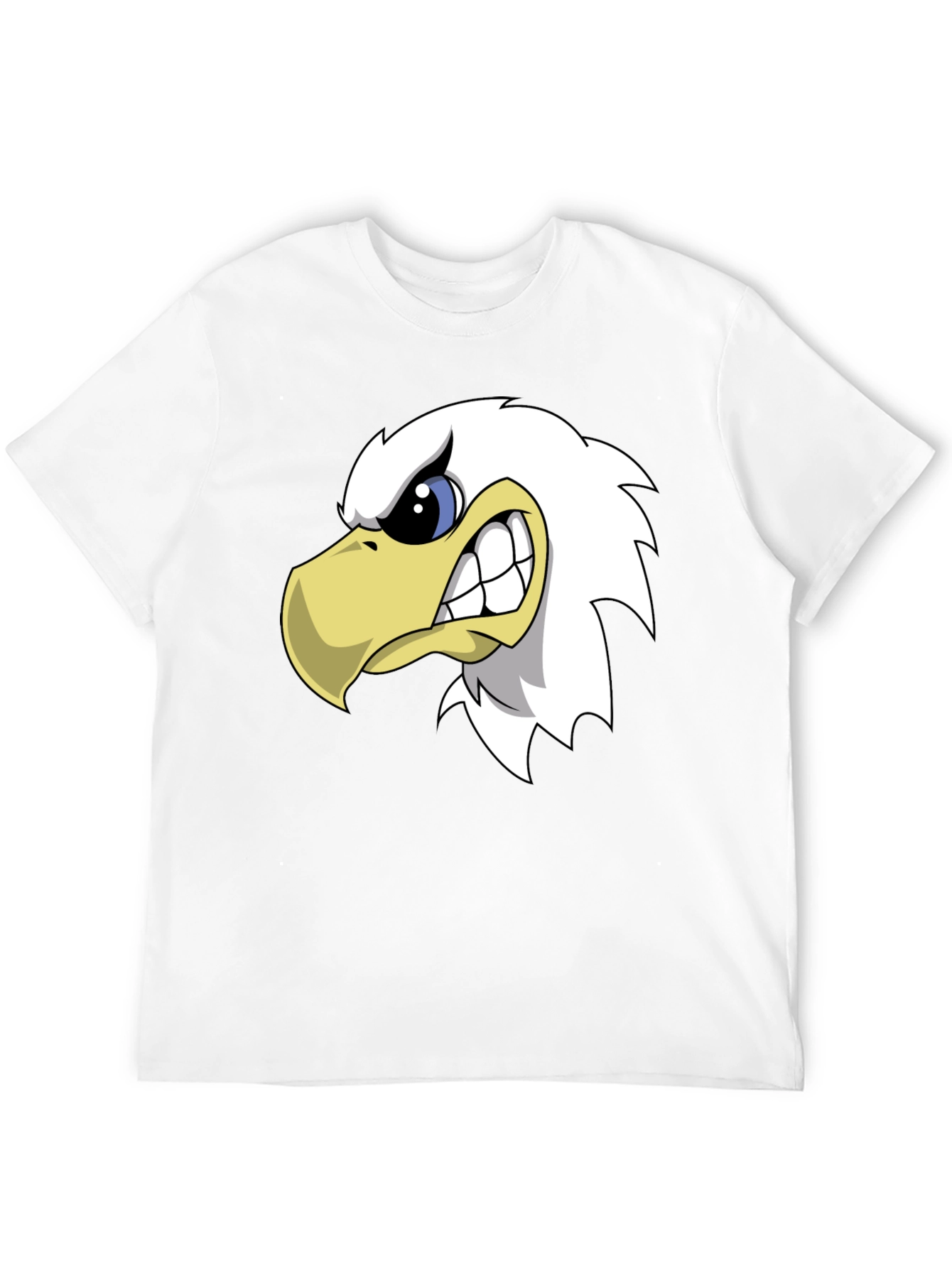 Mens Black Eagle Graphic T-Shirt