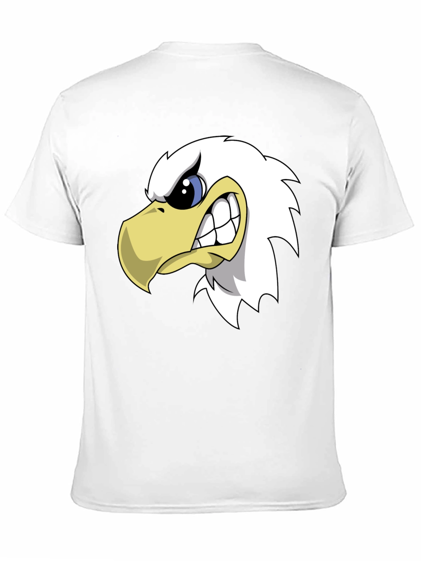 Mens Black Eagle Graphic T-Shirt