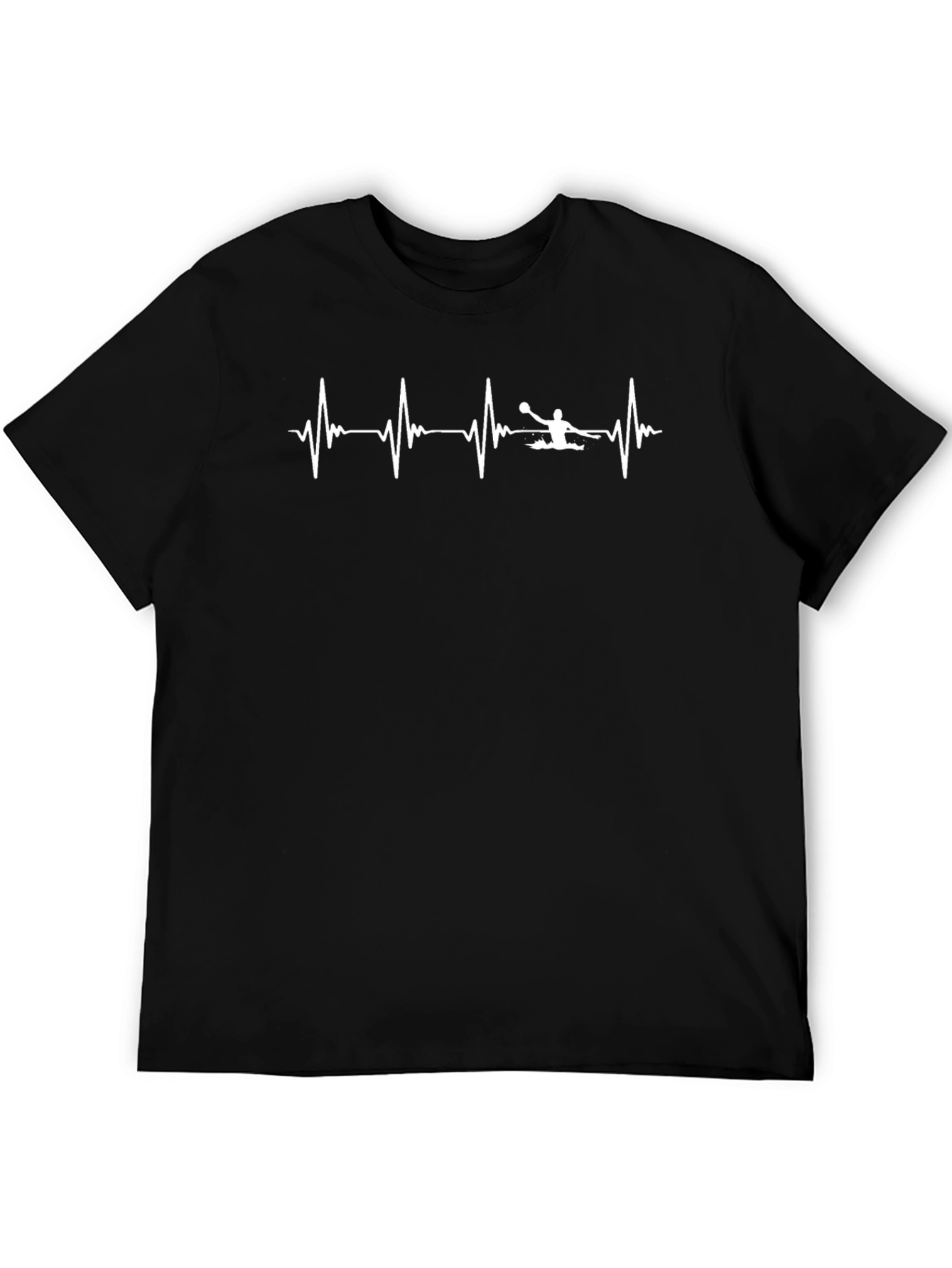 Water Polo Heartbeat Graphic T-Shirt