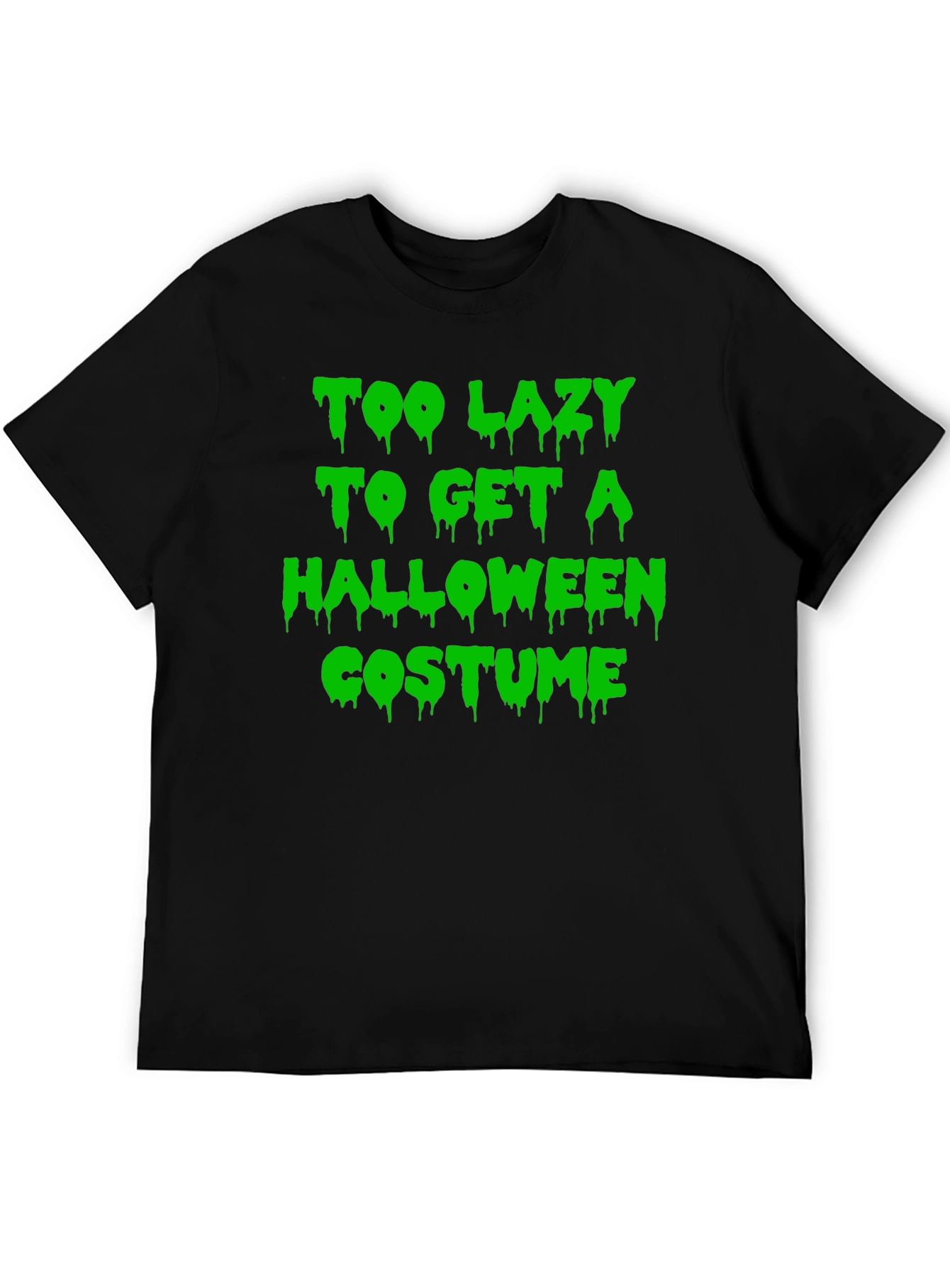 Funny Halloween T-Shirt: Too Lazy Costume