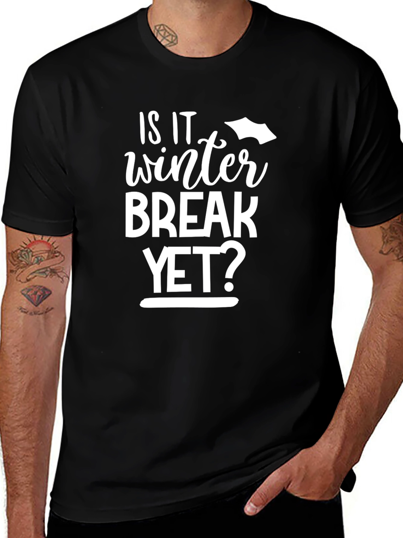 Is It Winter Break Yet? Crewneck Tee