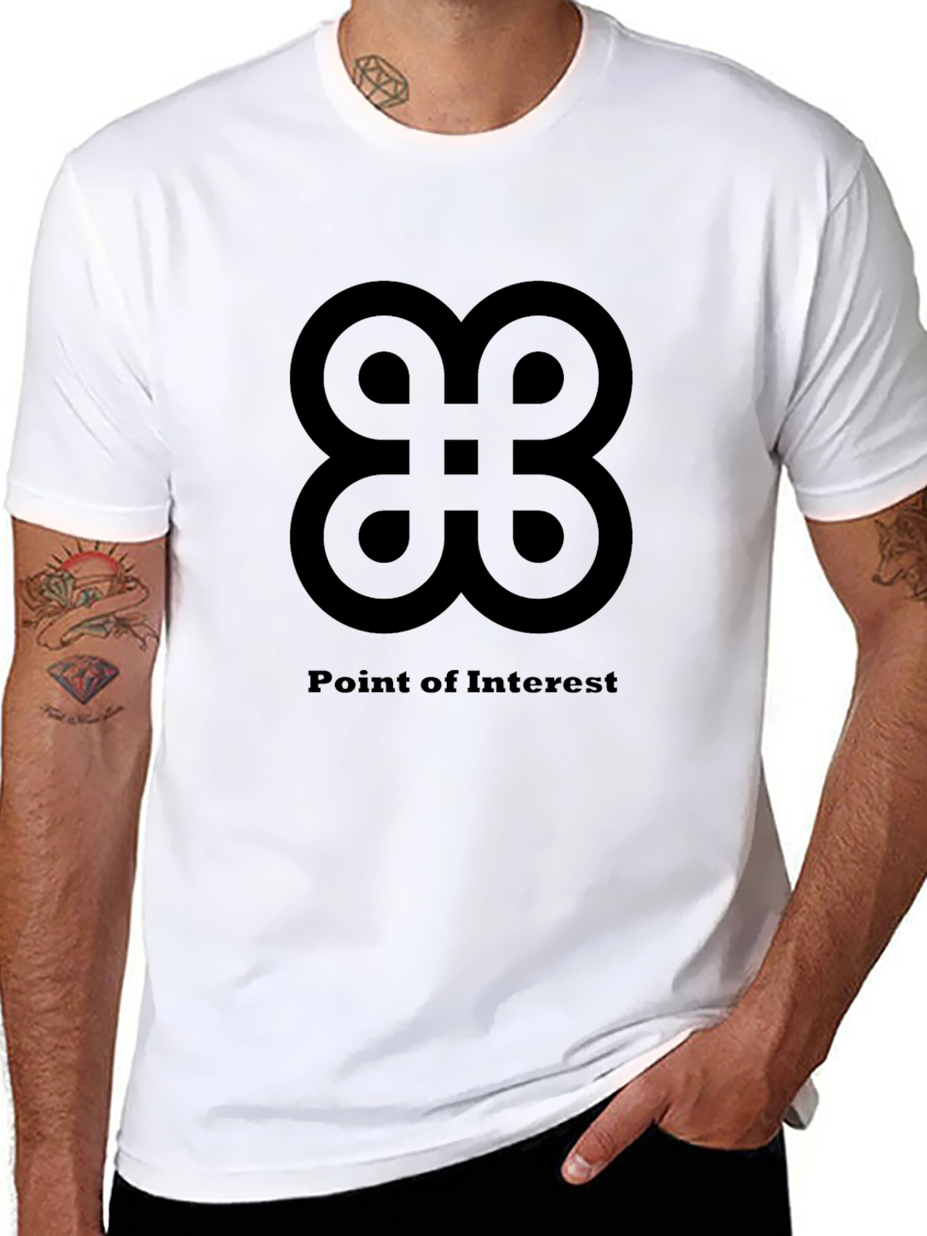 Point of Interest T-Shirt - Black Ctrl Symbol Tee