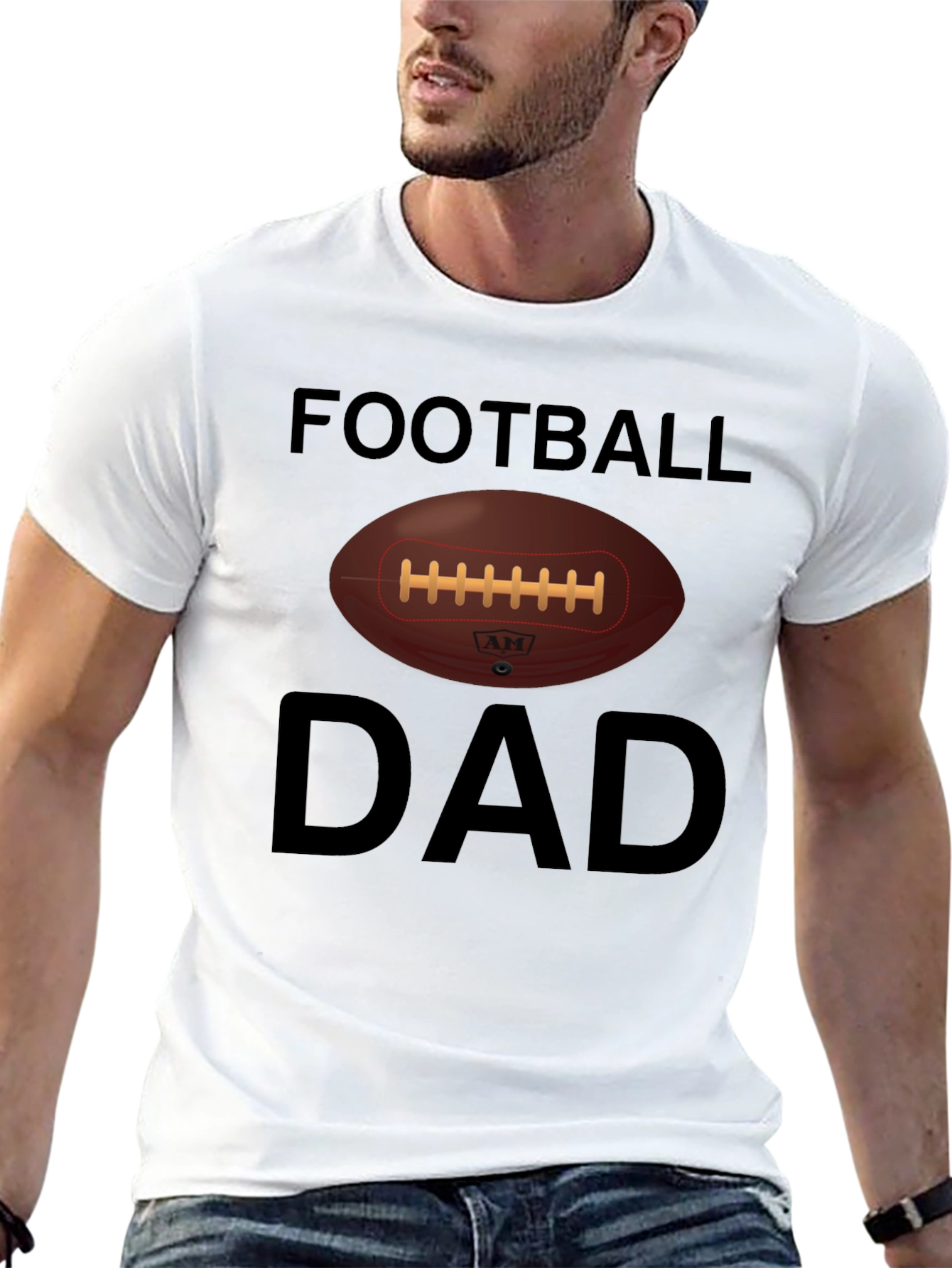Football Dad Graphic T-Shirt