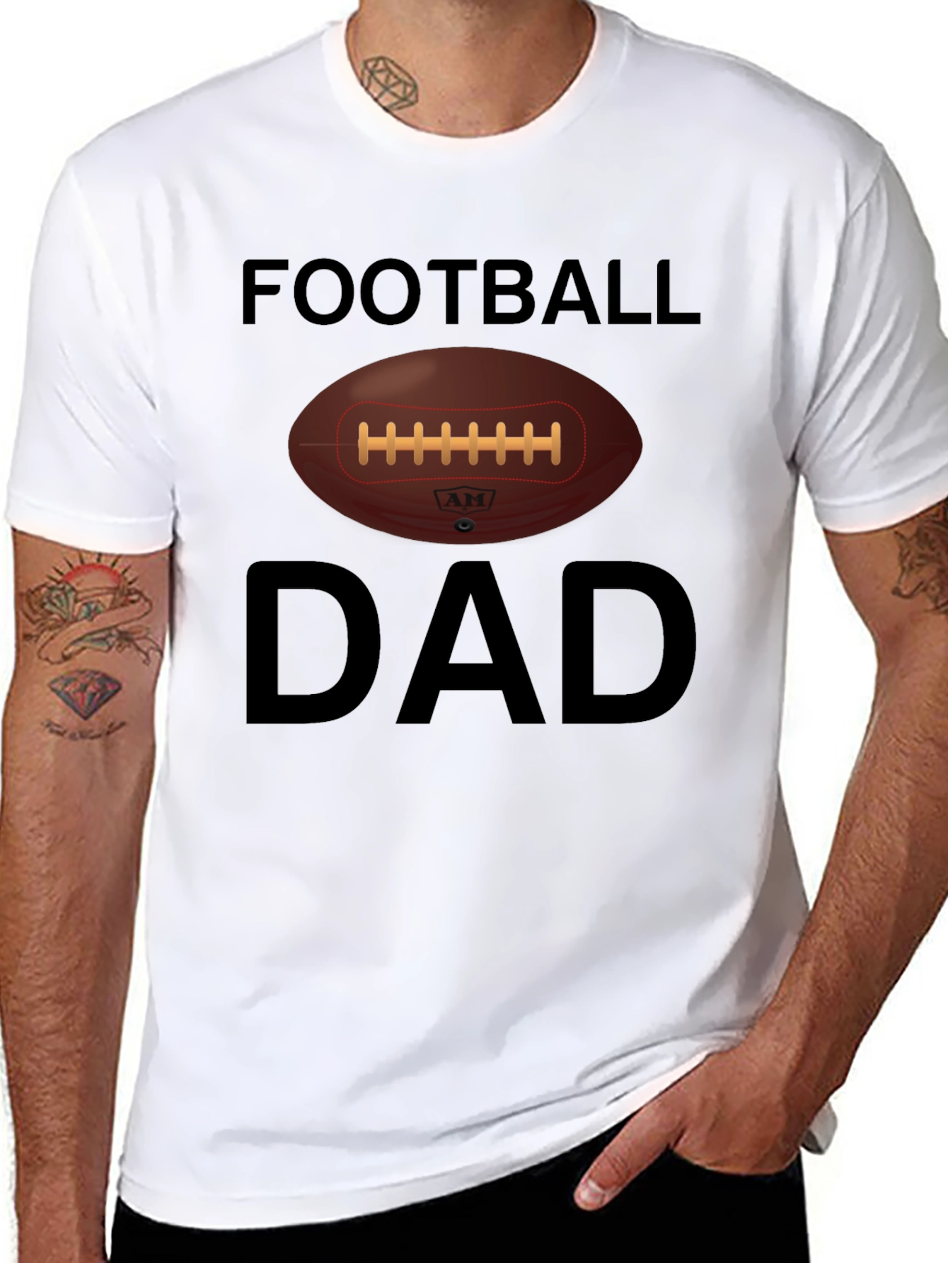Football Dad Graphic T-Shirt