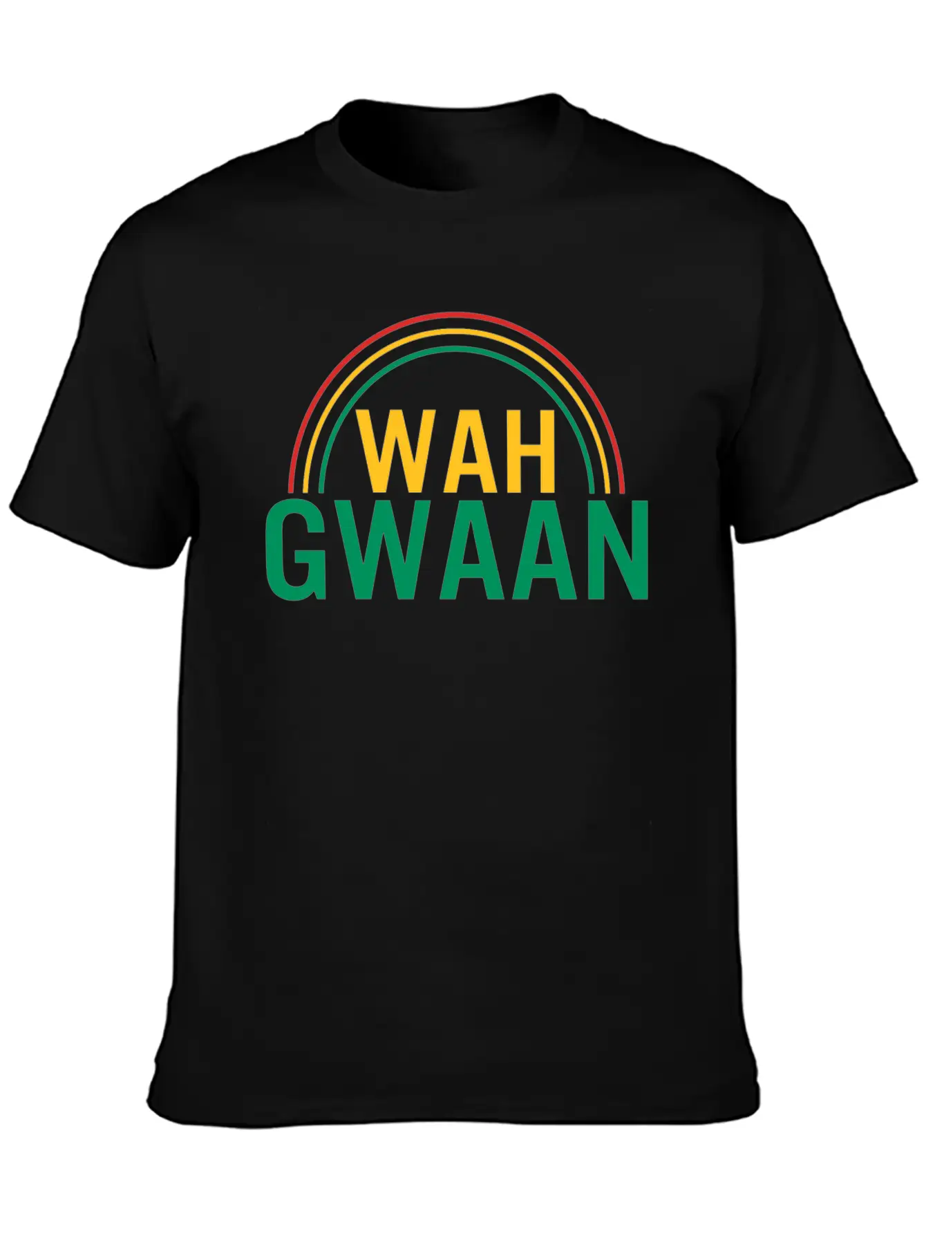 Jamaica Shirt, Wah Gwaan Rasta Reggae Colors Tee, Unisex Casual T-Shirt – Clean Design For Daily Comfort