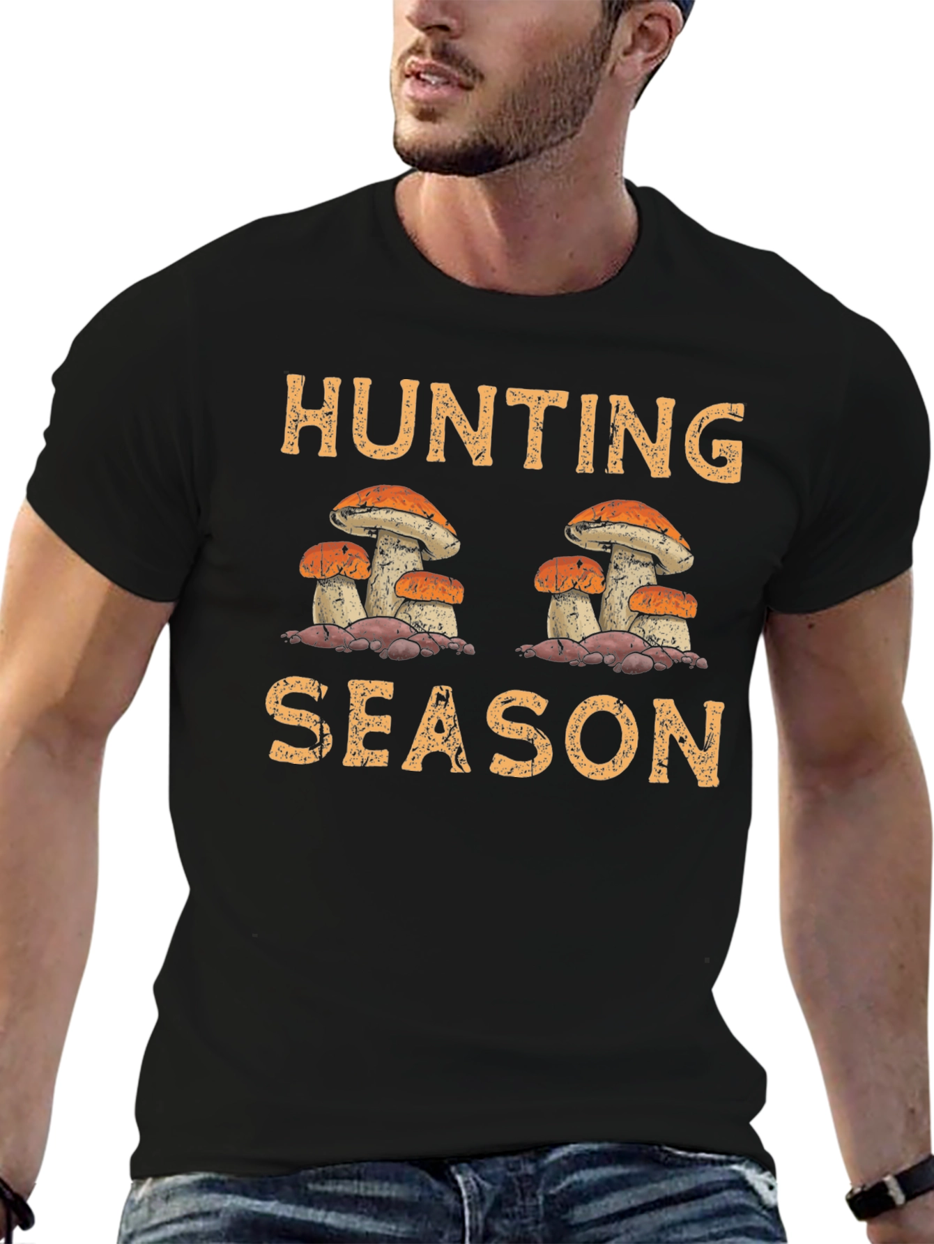 Hunting Season Mushroom Graphic Tee
