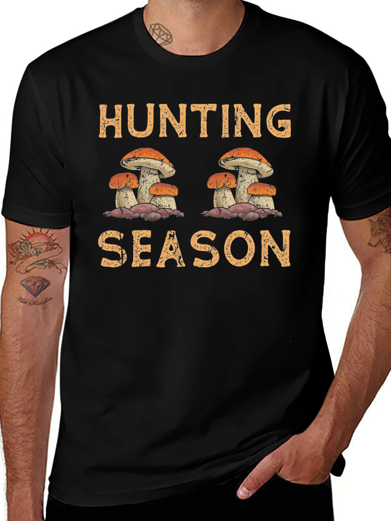Hunting Season Mushroom Graphic Tee
