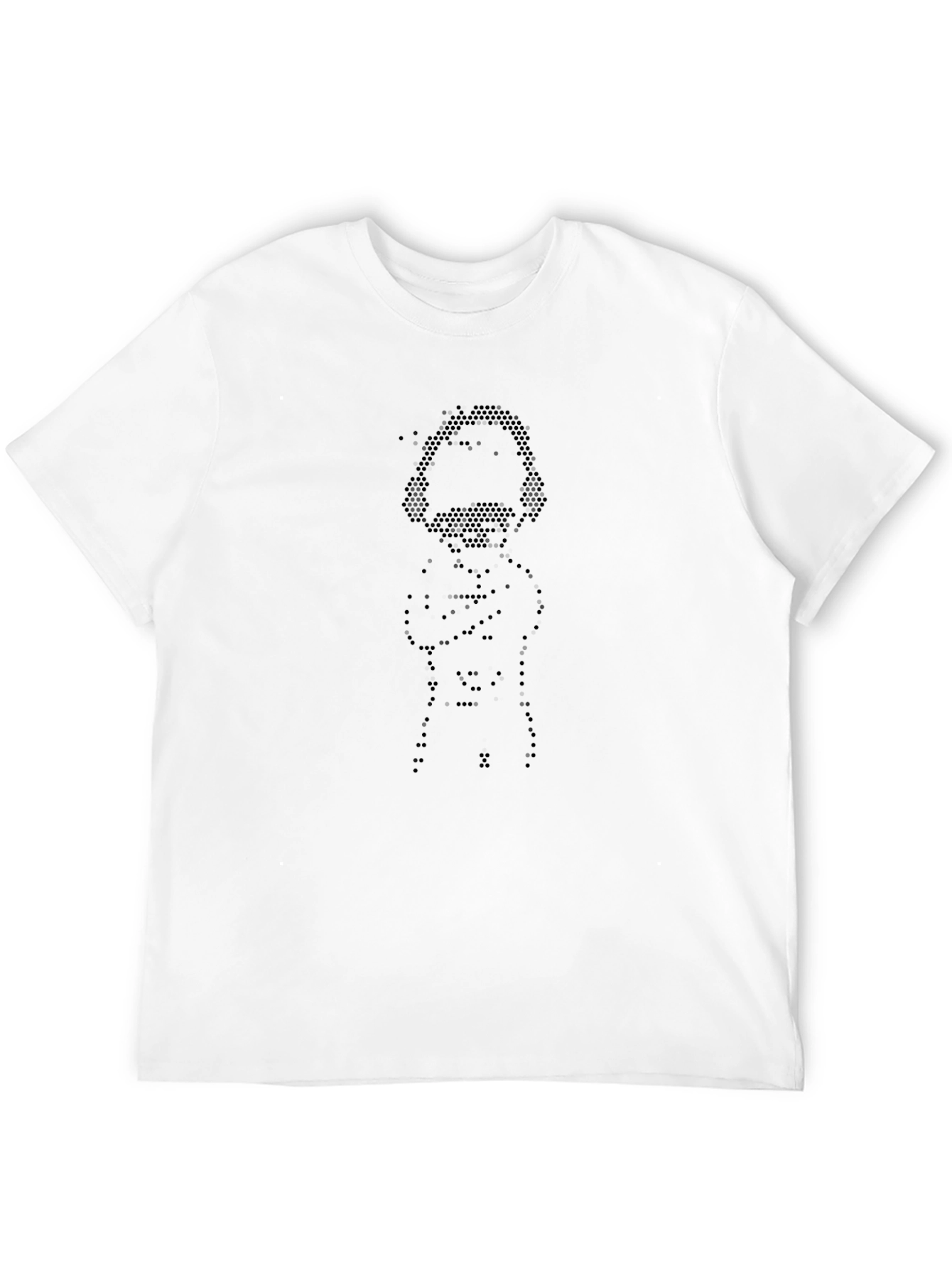 Dot Matrix Man Graphic T-Shirt