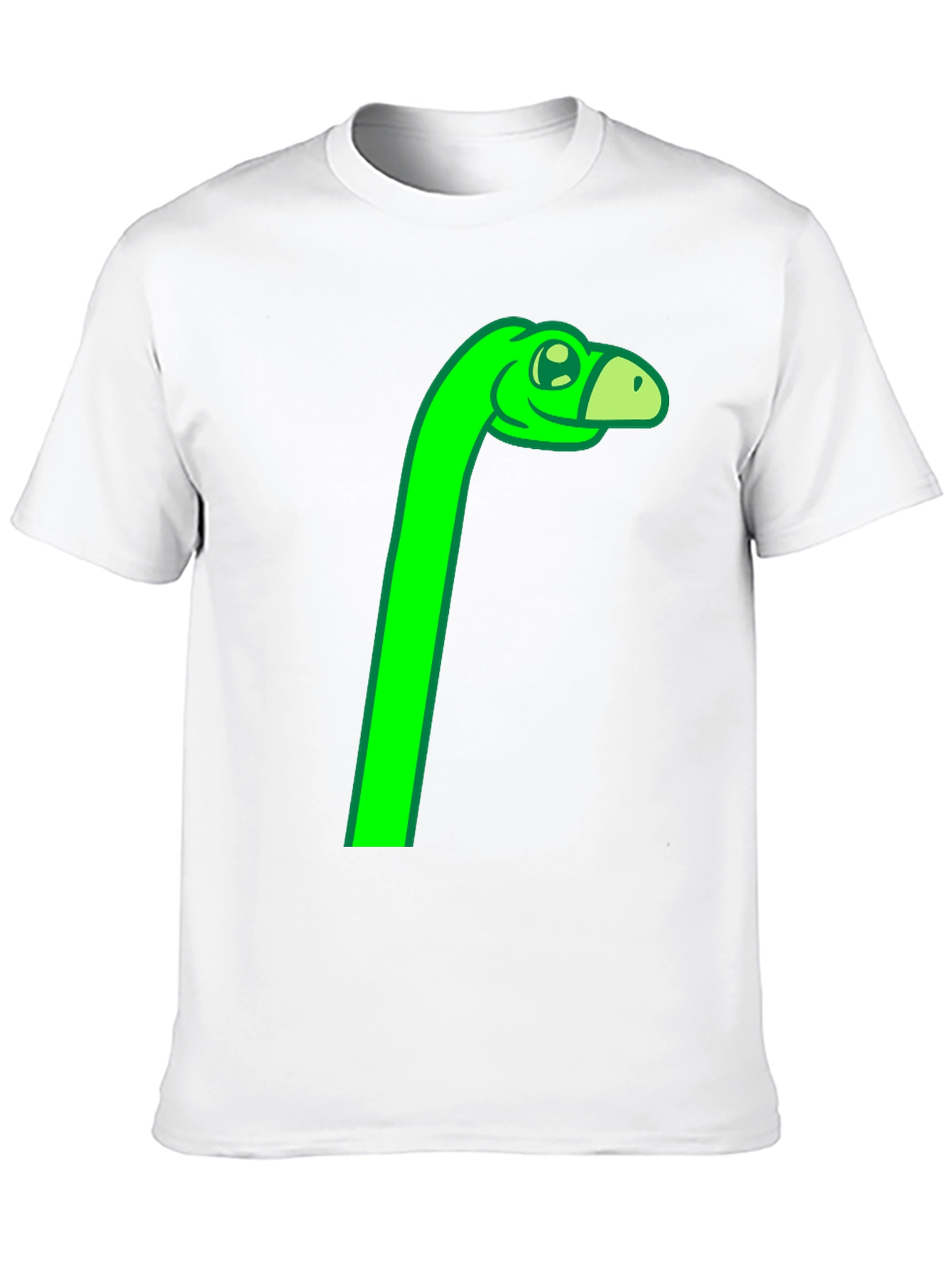 Green Dino Cartoon Graphic Tee