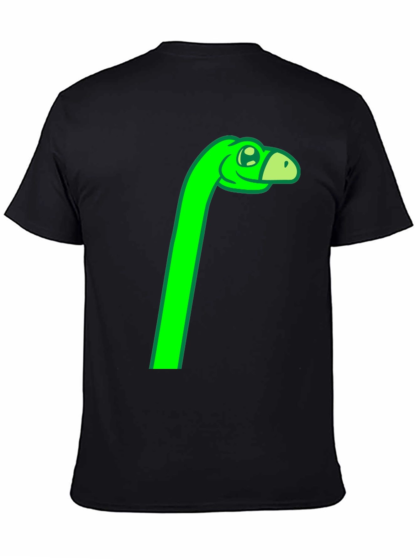 Green Dino Cartoon Graphic Tee