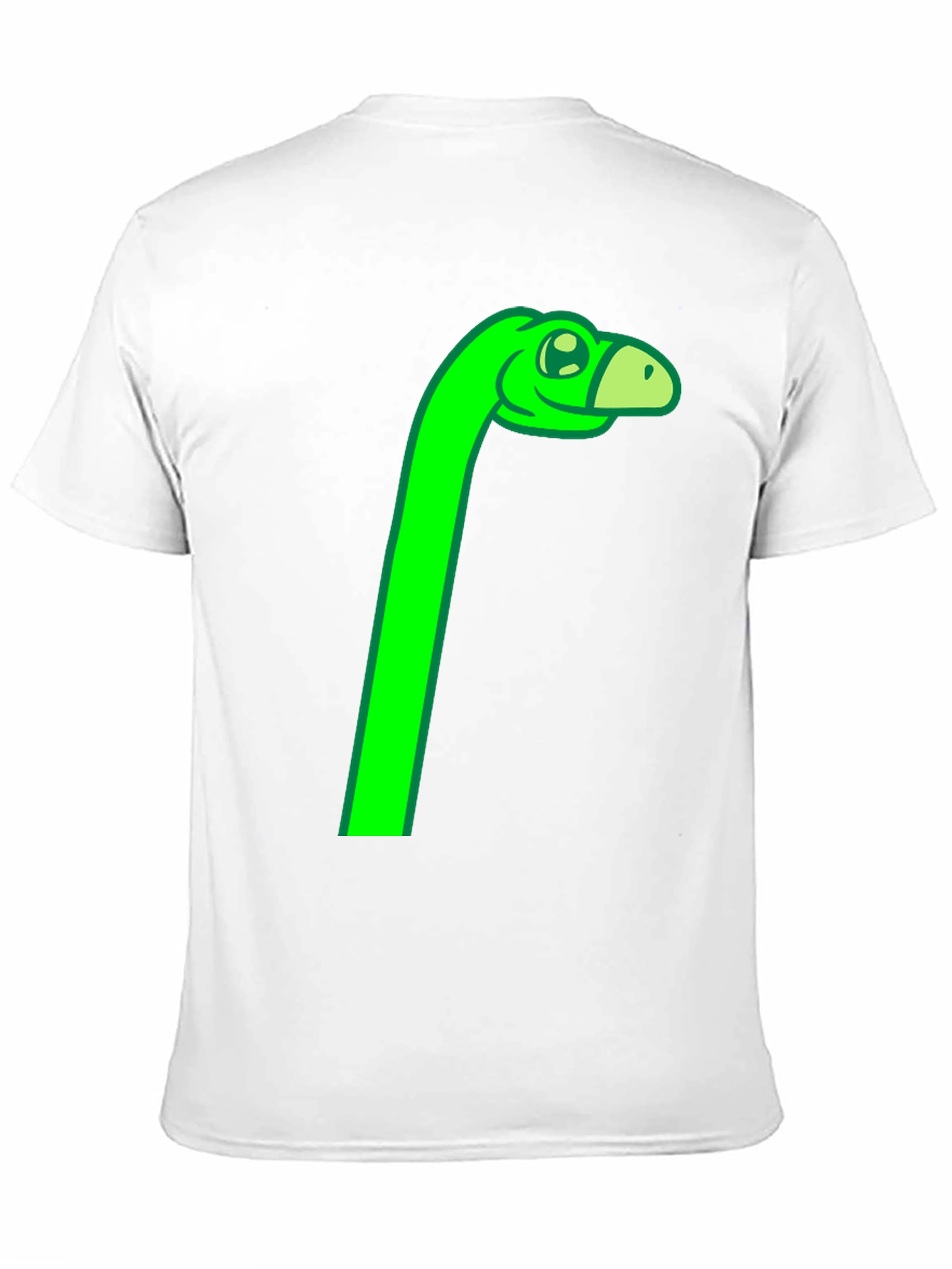 Green Dino Cartoon Graphic Tee
