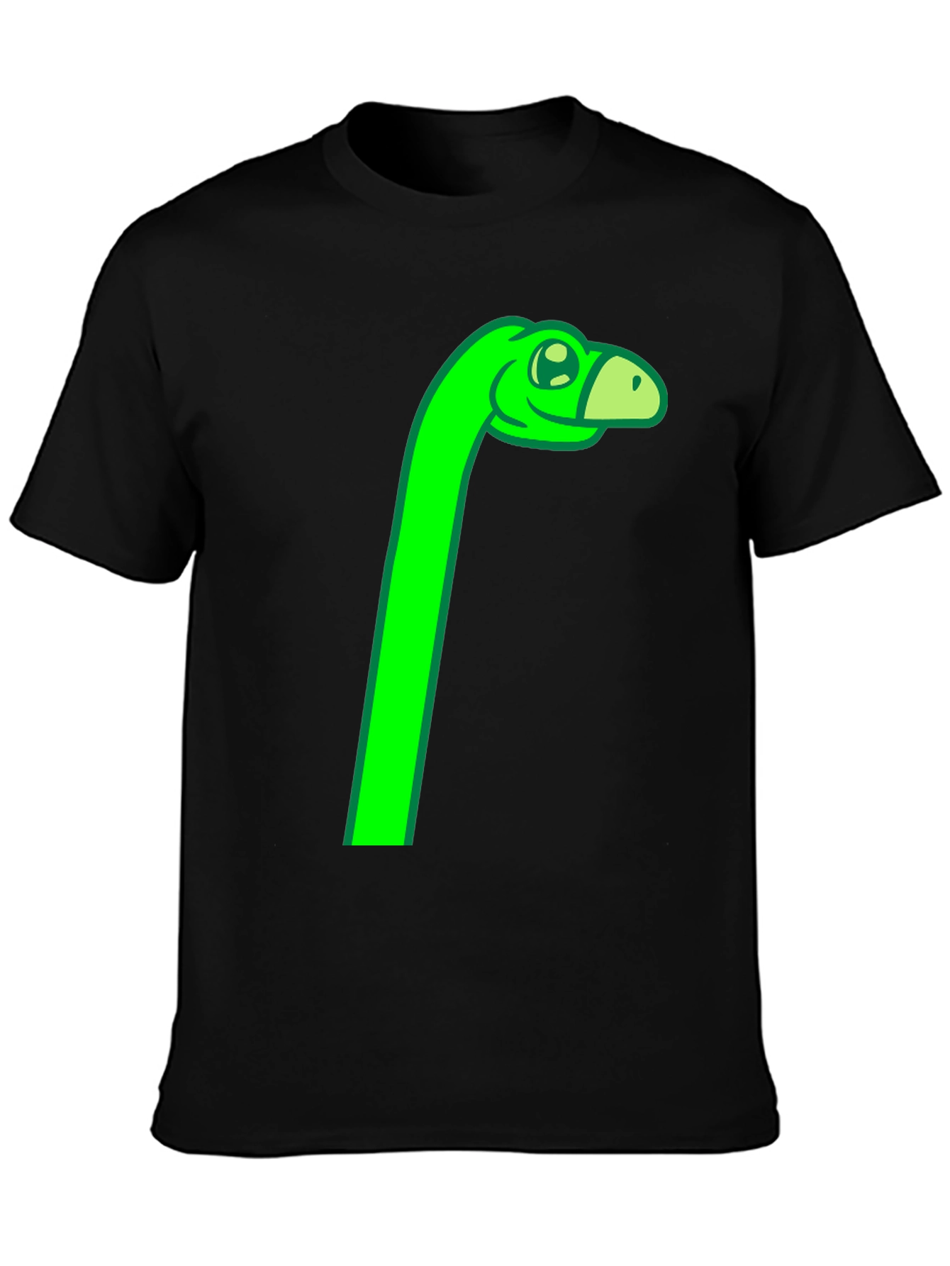 Green Dino Cartoon Graphic Tee