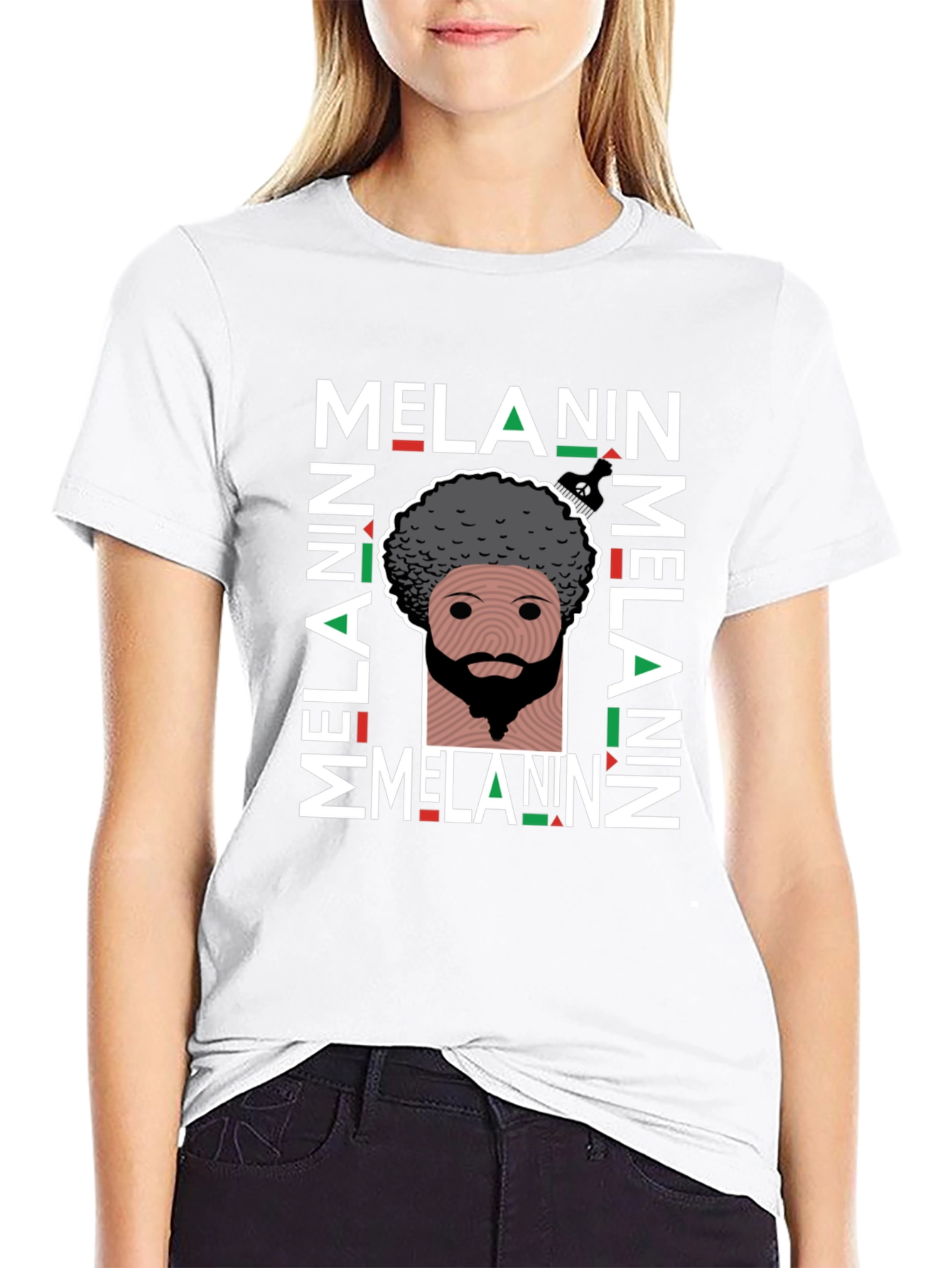 Melanin Pride Graphic T-Shirt Black