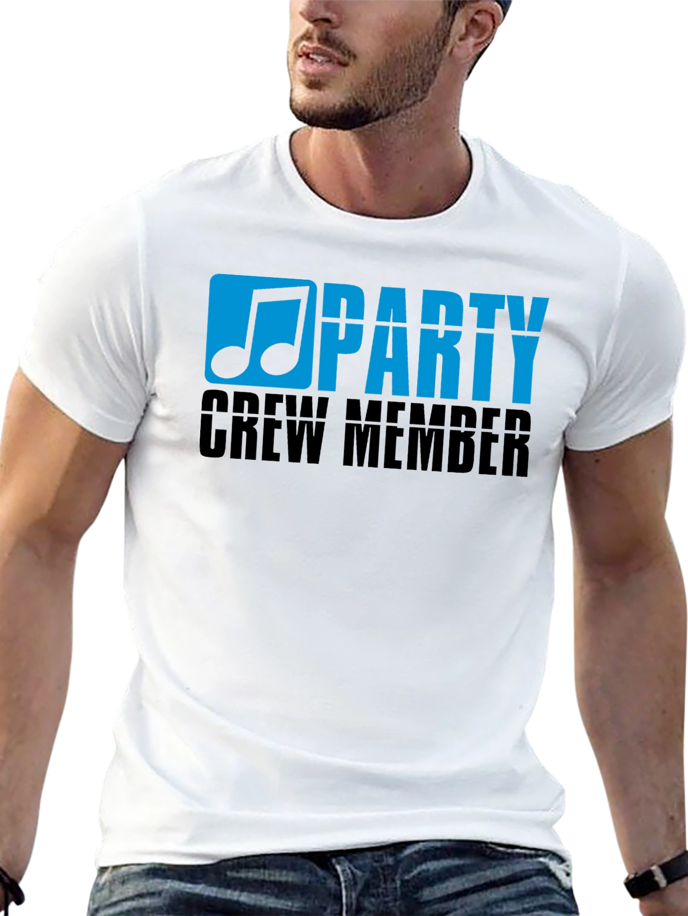 Party Crew Member Graphic T-Shirt