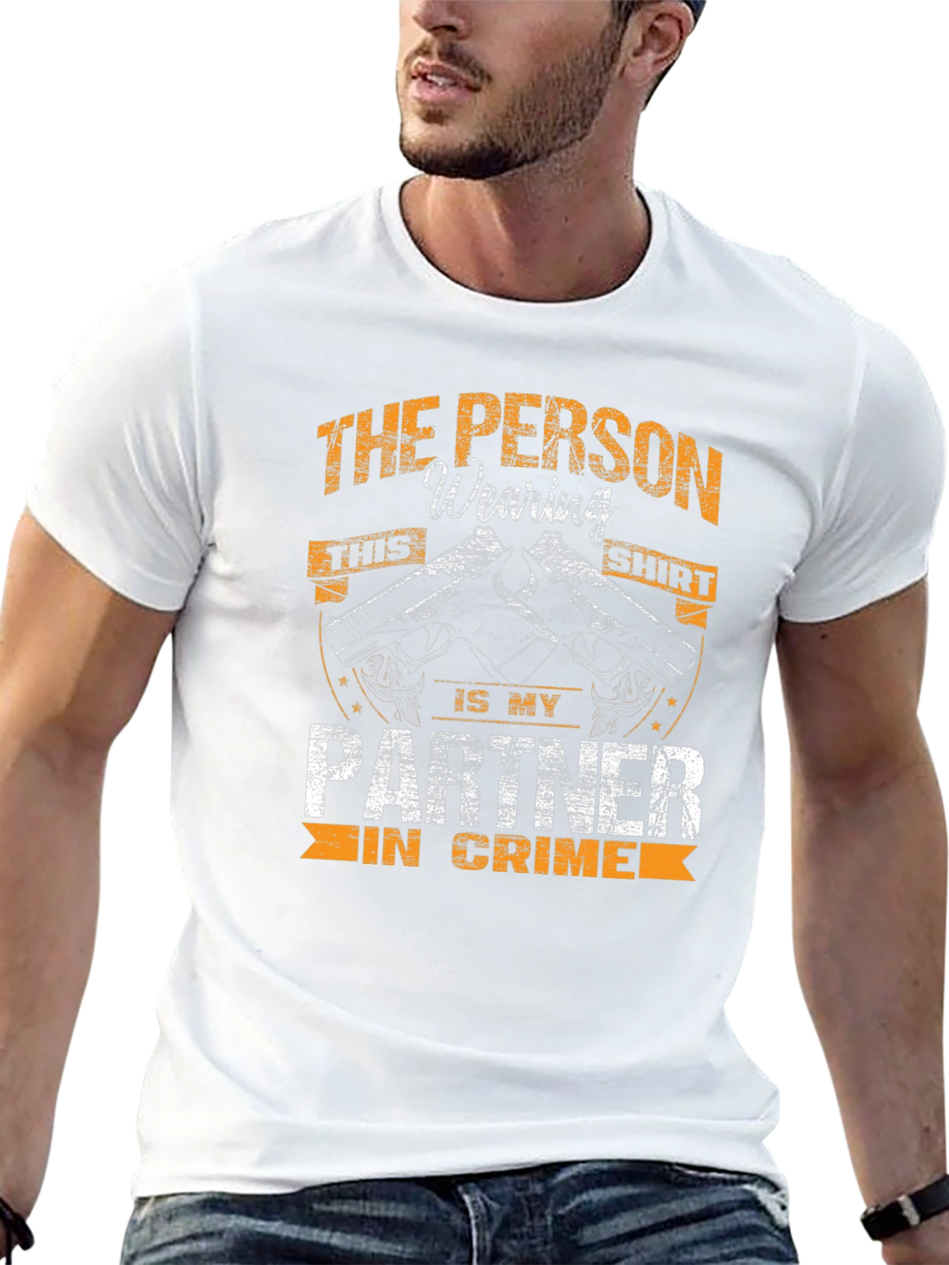 Partner in Crime T-Shirt - Black Graphic Tee