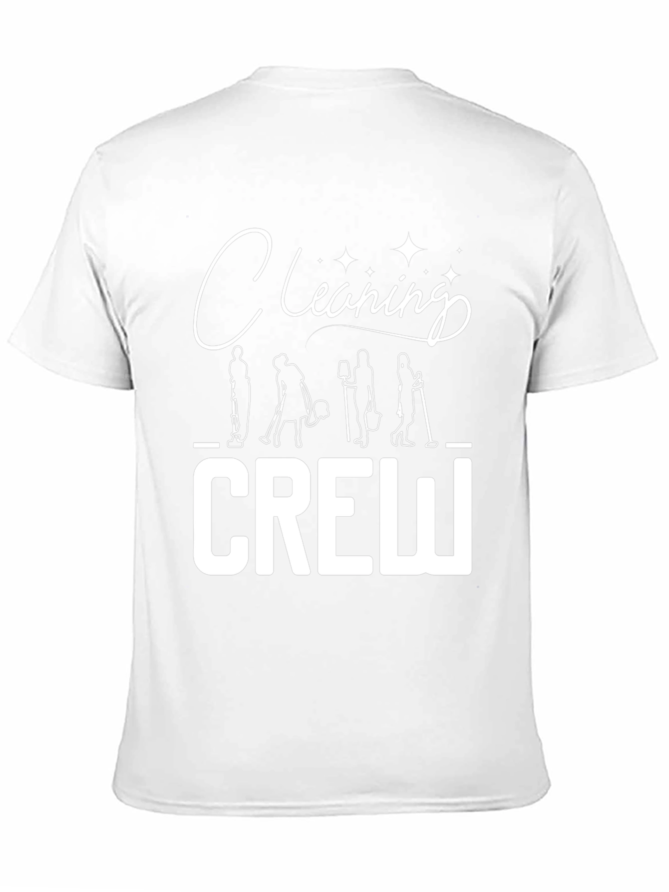 Cleaning Crew Graphic T-Shirt - Black