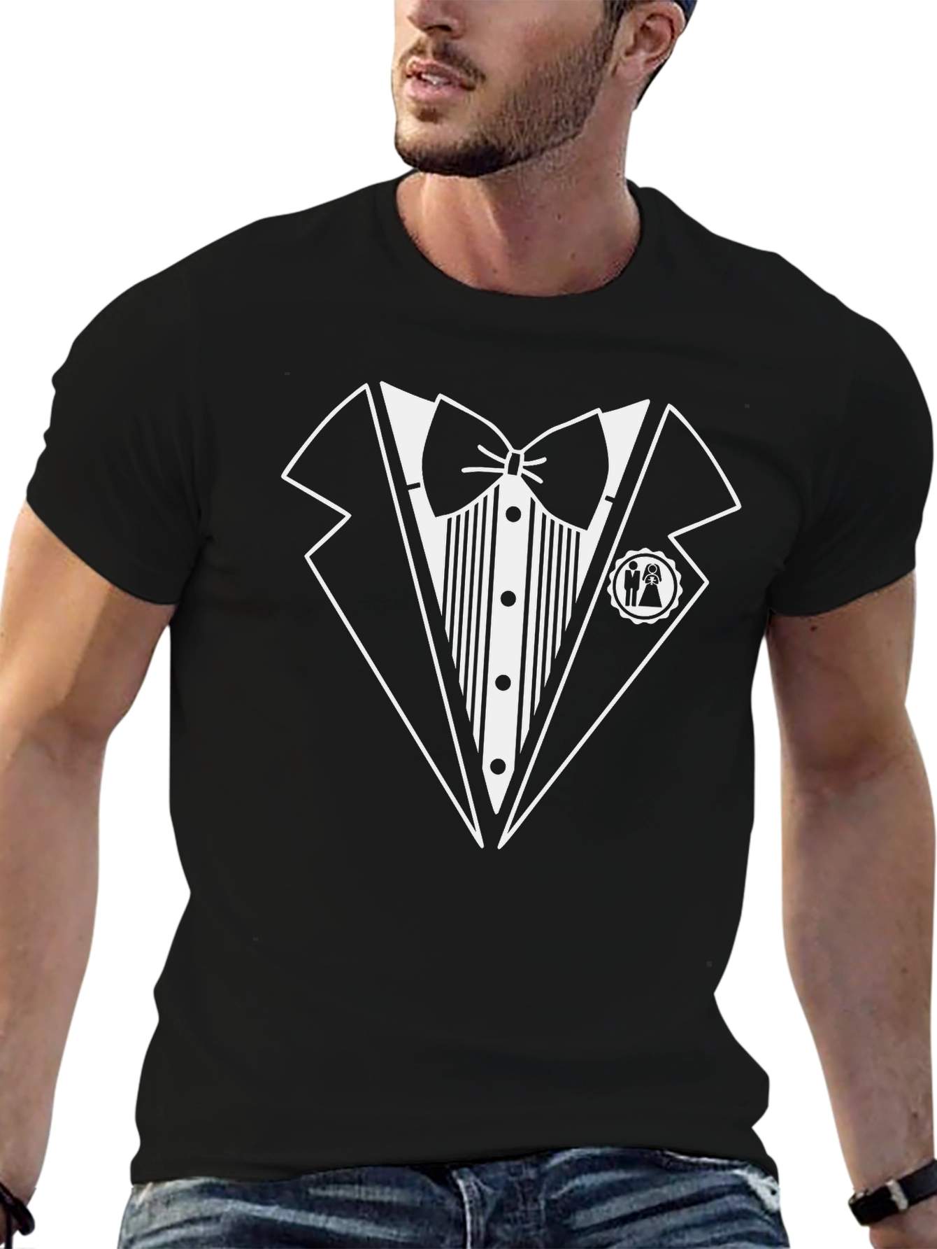 Tuxedo T-Shirt - Black Tie Wedding Graphic Tee