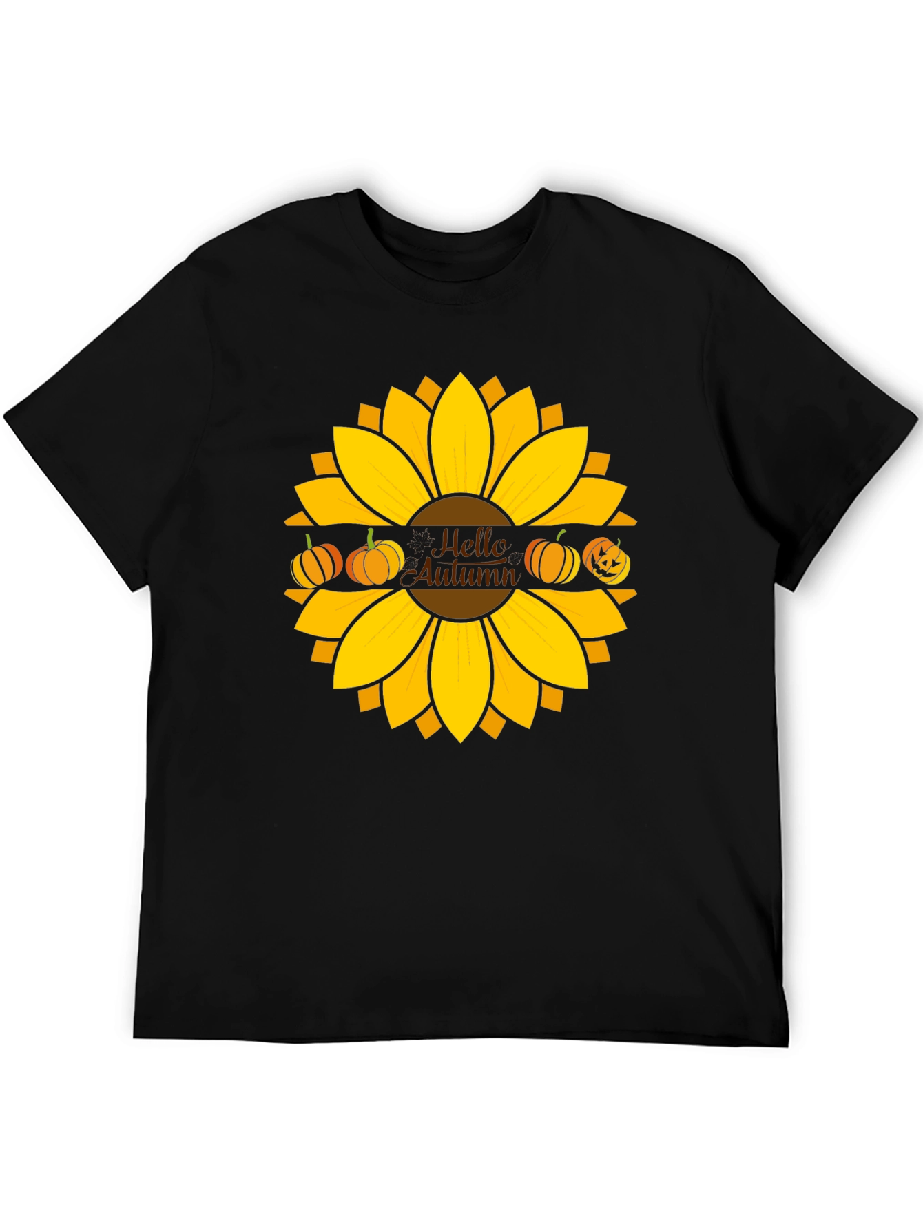 Hello Autumn Sunflower Graphic Tee