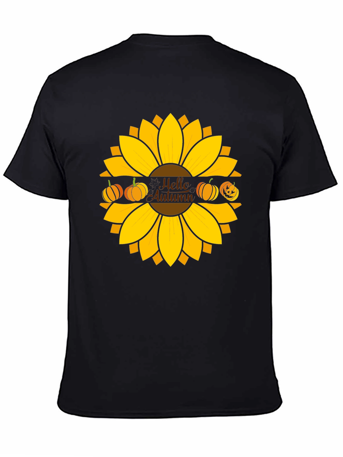 Hello Autumn Sunflower Graphic Tee