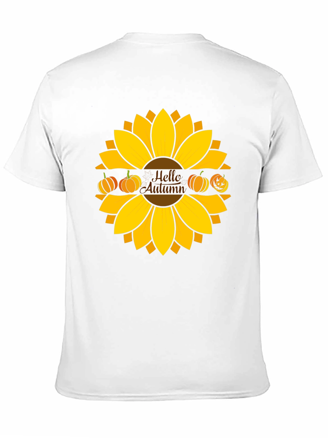 Hello Autumn Sunflower Graphic Tee