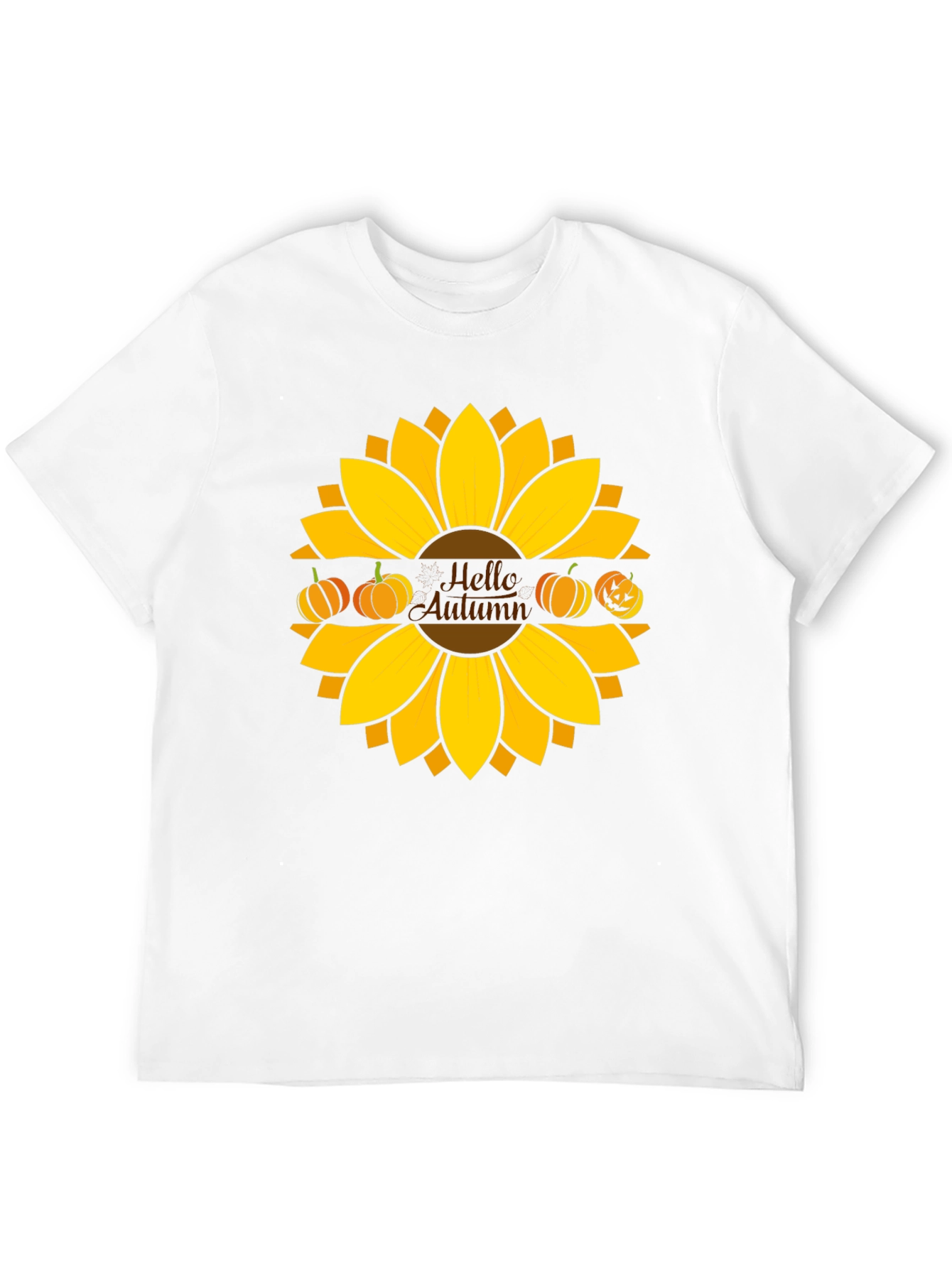 Hello Autumn Sunflower Graphic Tee