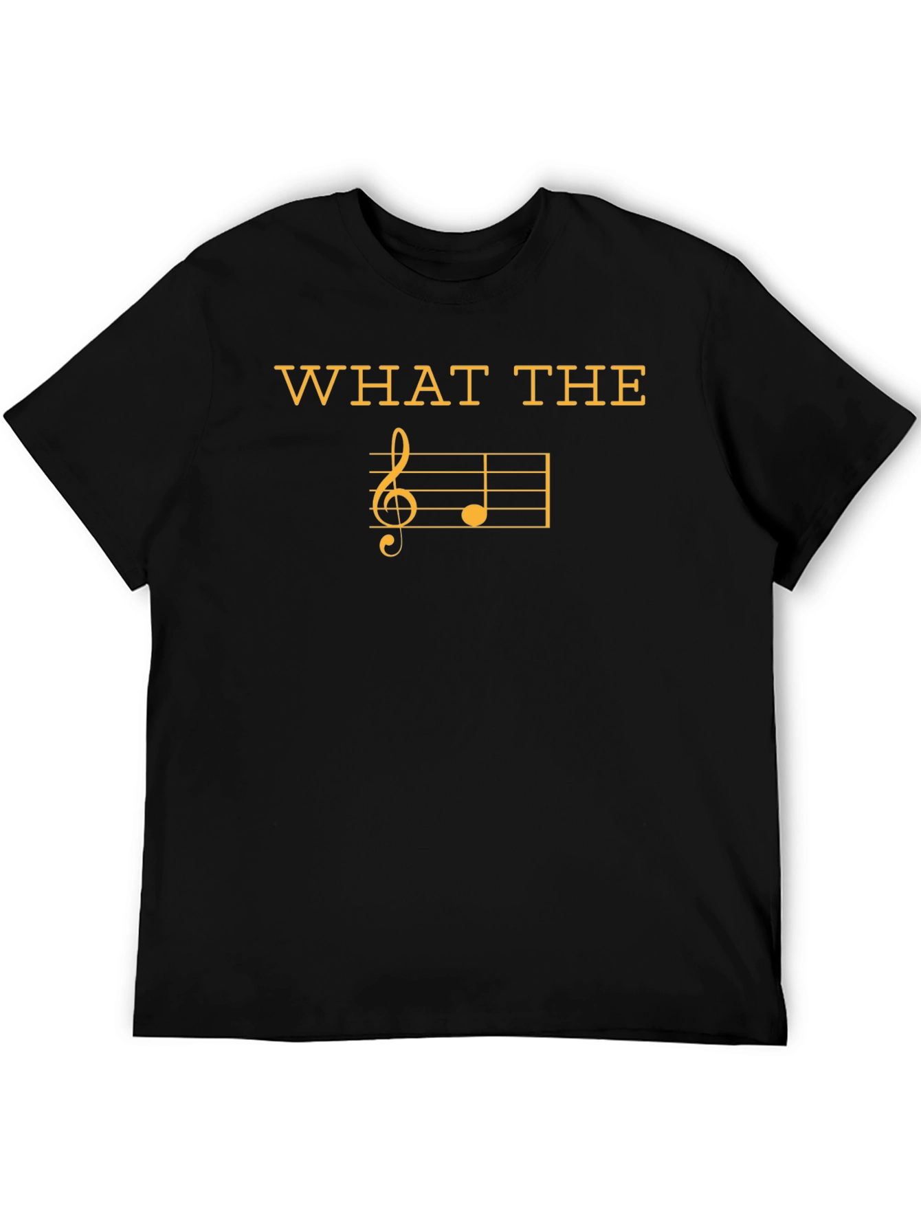 What The F T-Shirt - Music Note Tee