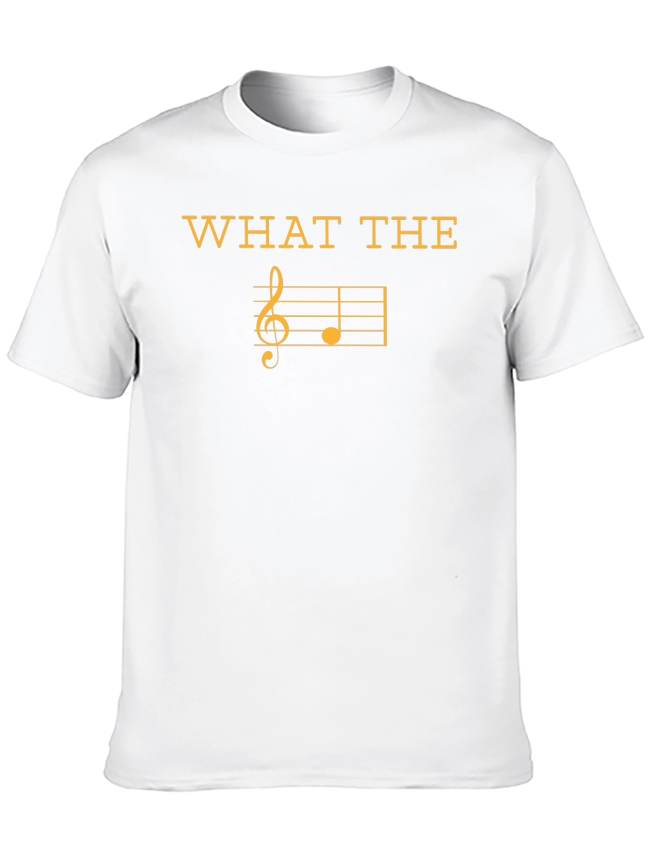 What The F T-Shirt - Music Note Tee