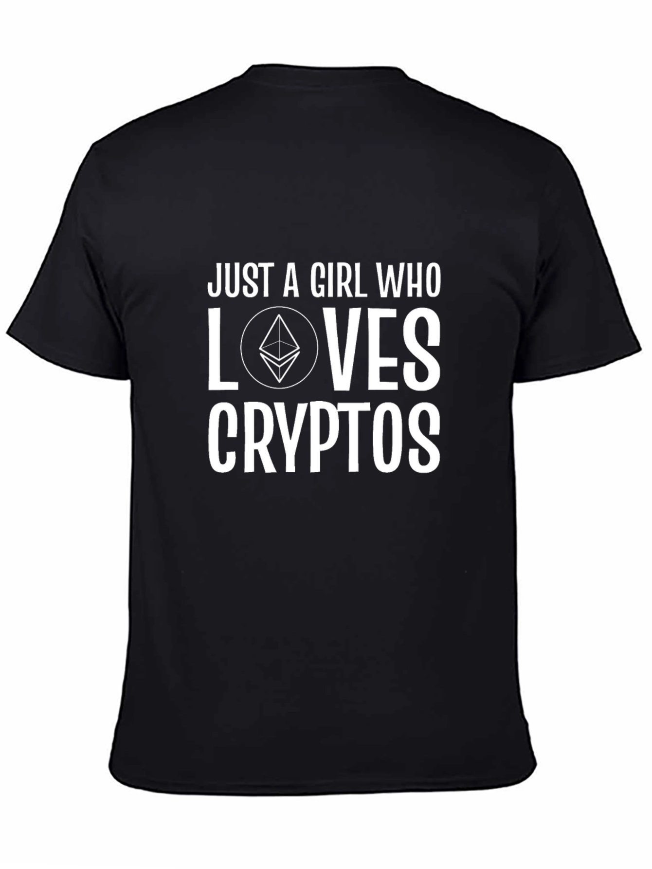 Just a Girl Who Loves Cryptos T-Shirt