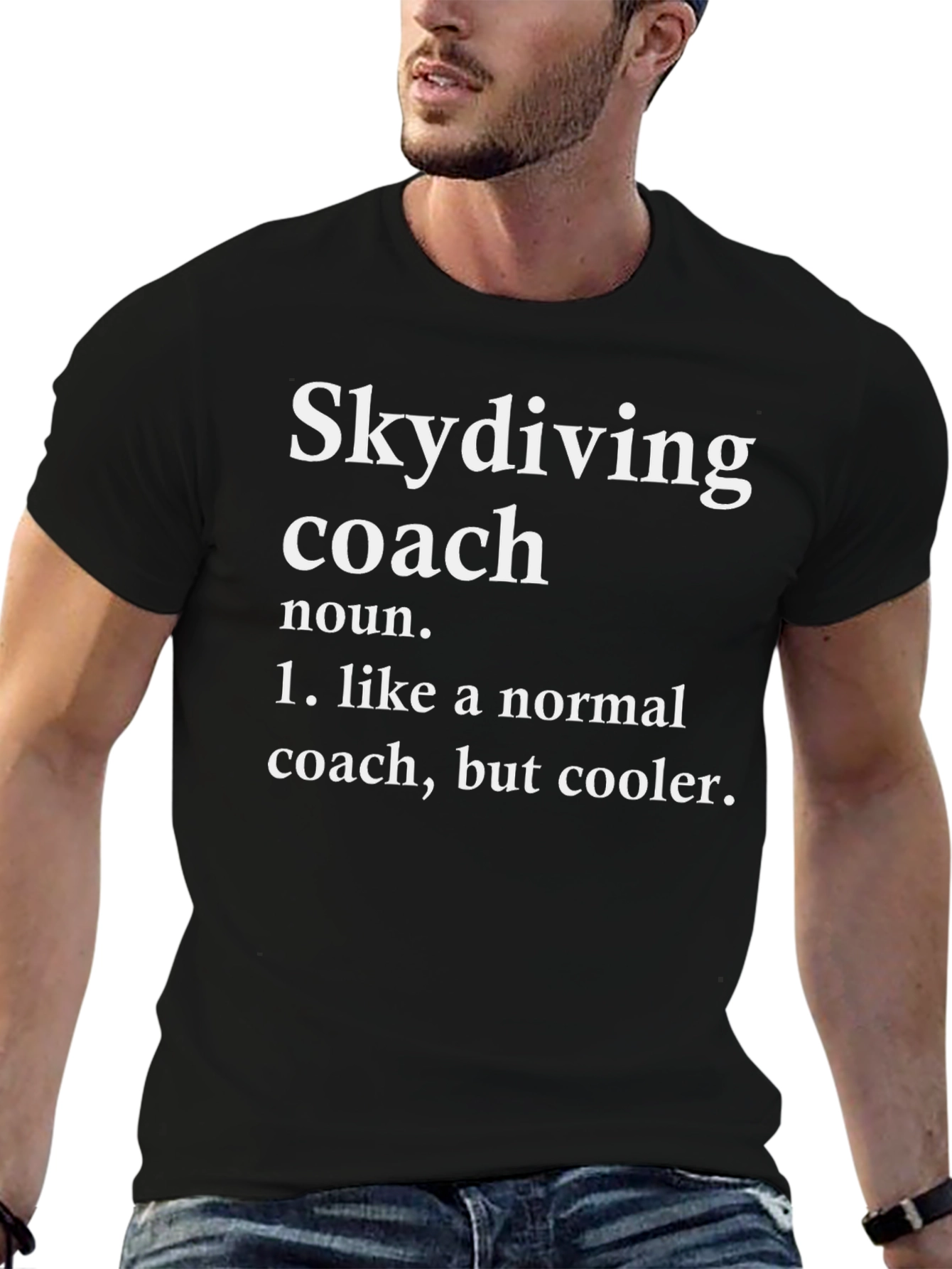 Skydiving Coach T-Shirt - Cool Definition Tee