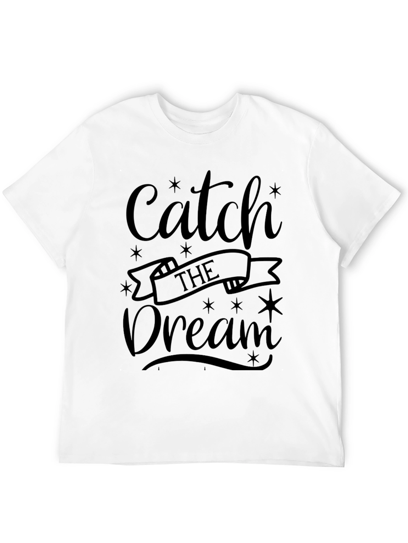Catch the Dream Black Graphic Tee