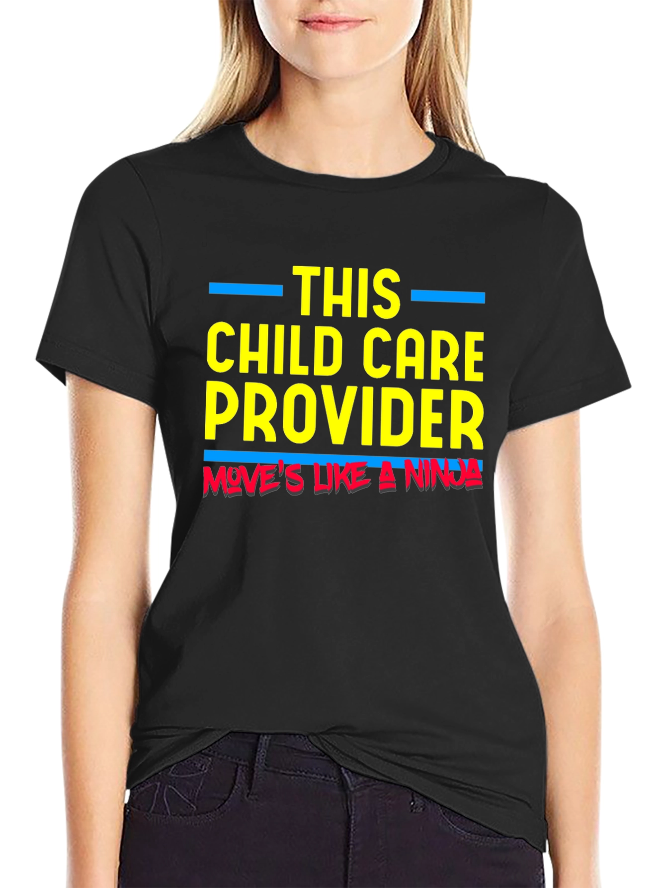 Child Care Provider Ninja T-Shirt