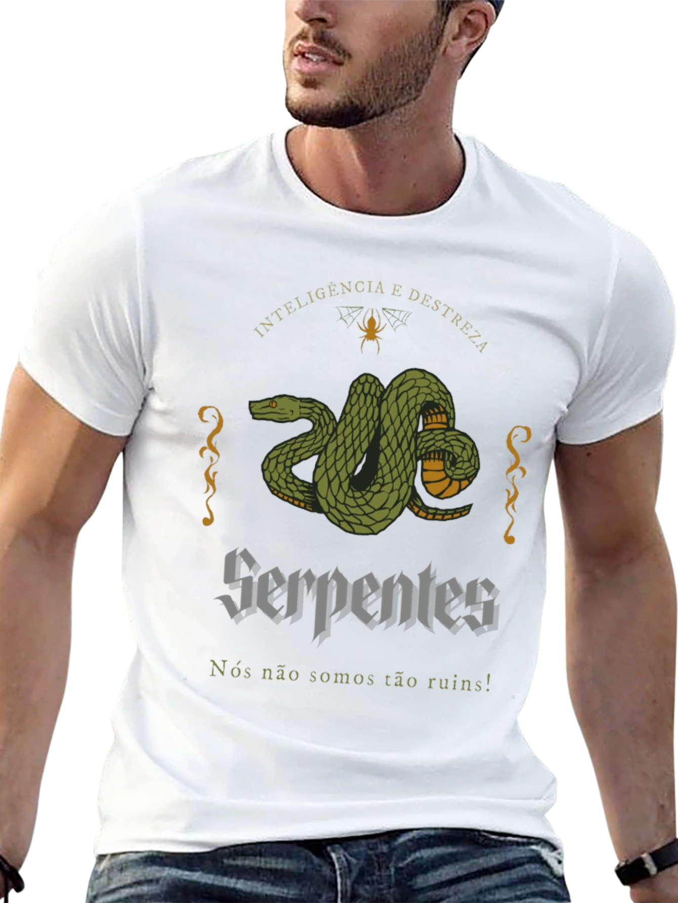 Serpentes T-Shirt: Intelligence and Dexterity Snake Design