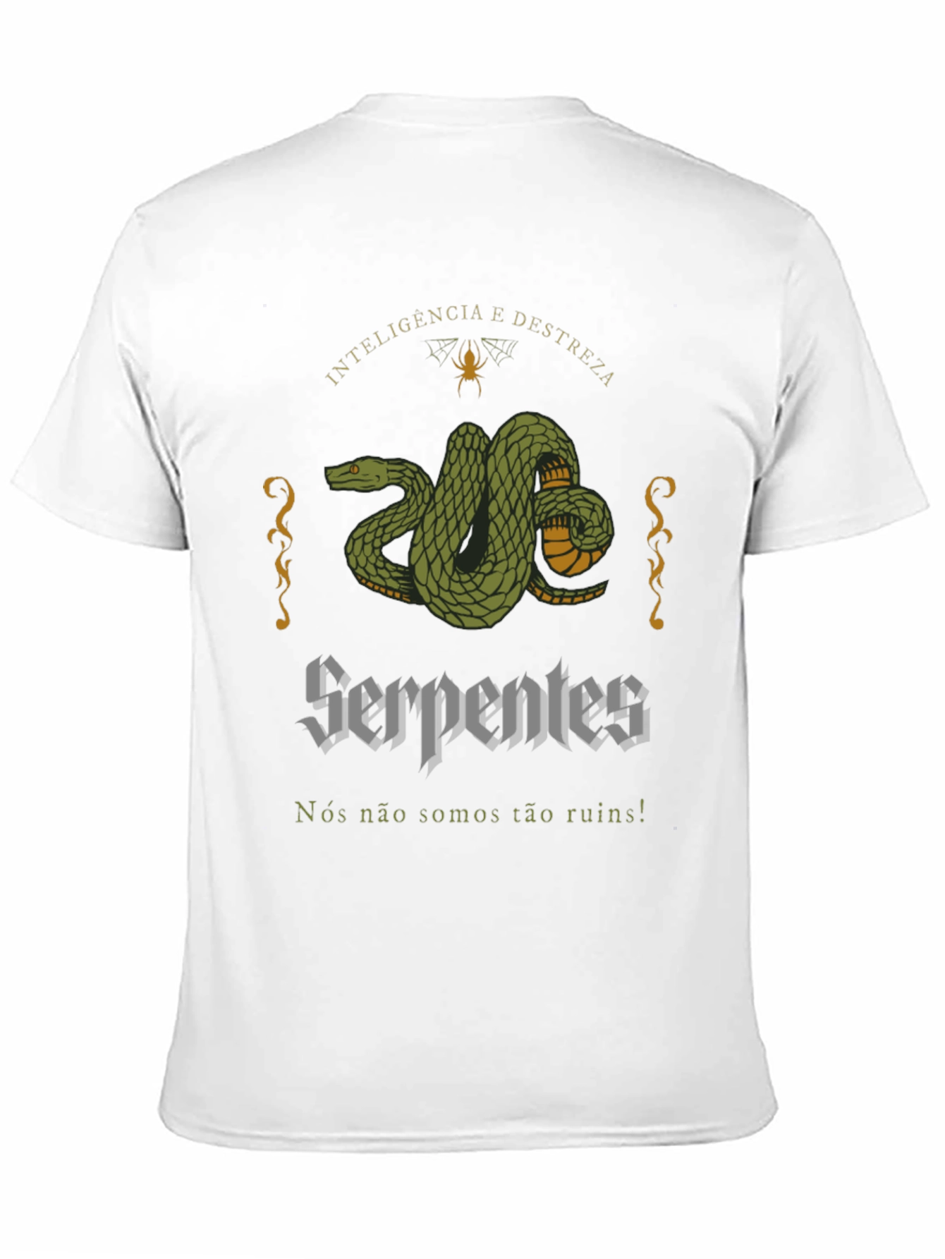 Serpentes T-Shirt: Intelligence and Dexterity Snake Design
