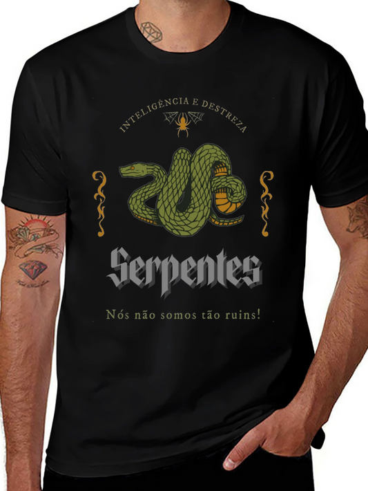 Serpentes T-Shirt: Intelligence and Dexterity Snake Design